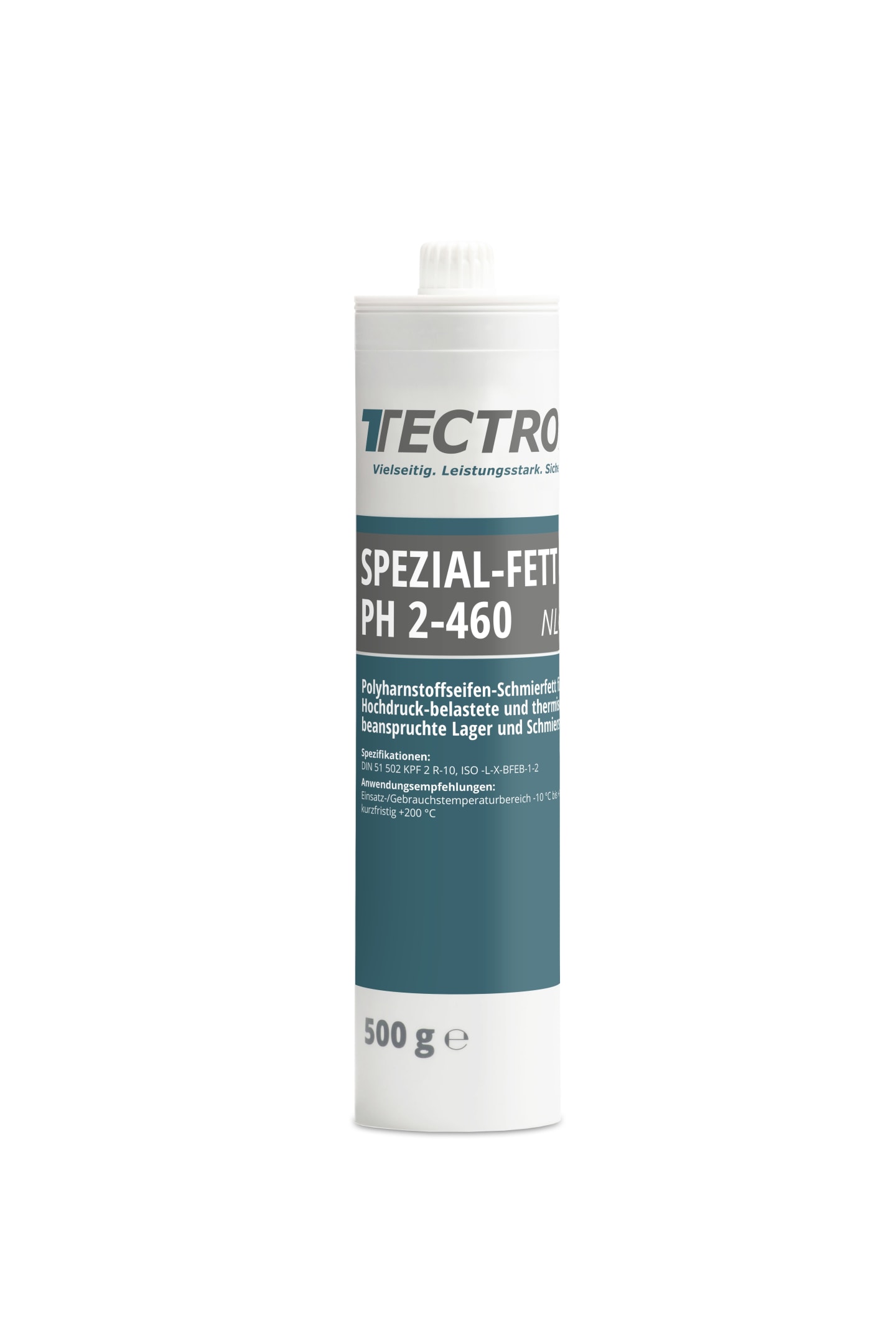 TECTROL SPEZIAL-FETT PH 2-460 500 g Systempatrone NLGI 1-2 Schmierfett, Pholyharnstoff, Holzpelletpressen, Zementindustrie, Stahlindustrie