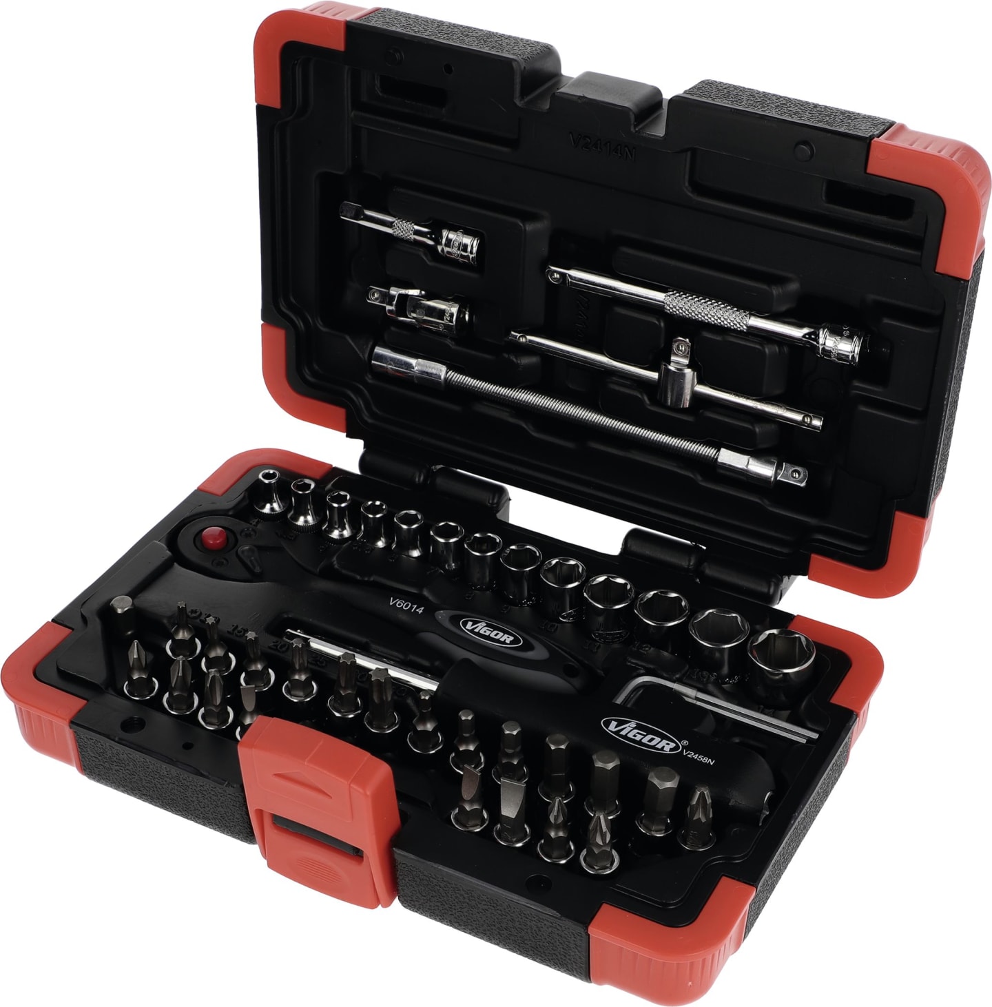 Vigor® Steckschlüsselsatz 1/4 " 46-teilig, V2414N