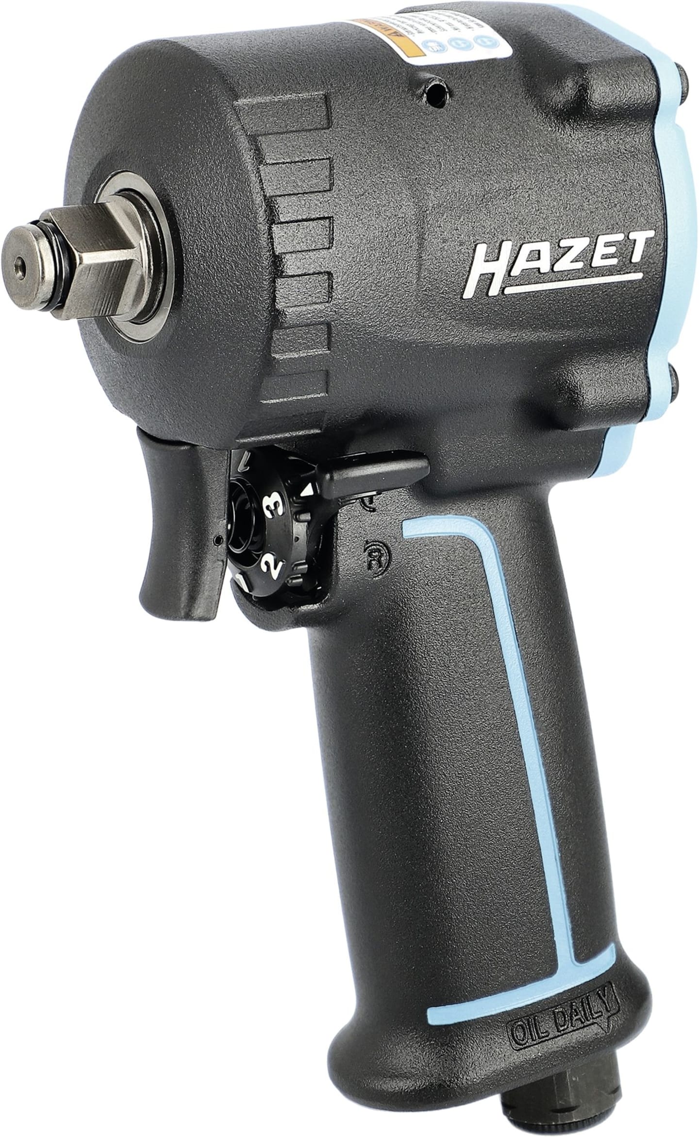 Hazet® Schlagschrauber Druckluft, extra kurz, 1/2 ", 678 Nm, 9012M-1