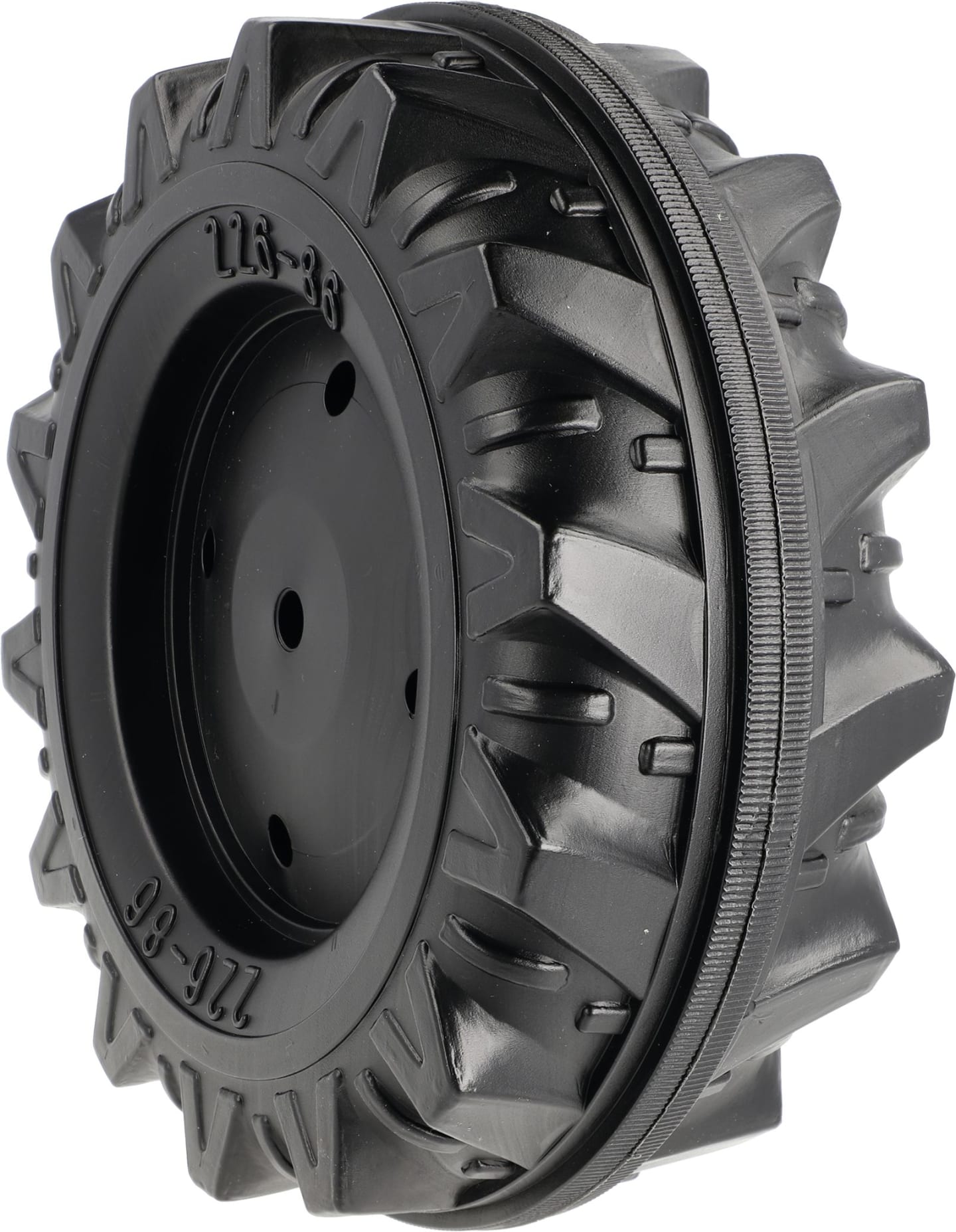 Rolly Toys® Vorderrad 226 x 86 - 10 mm-Achse für Trettraktor Farmtrac, ohne Laufreifen, 287 000 004 80