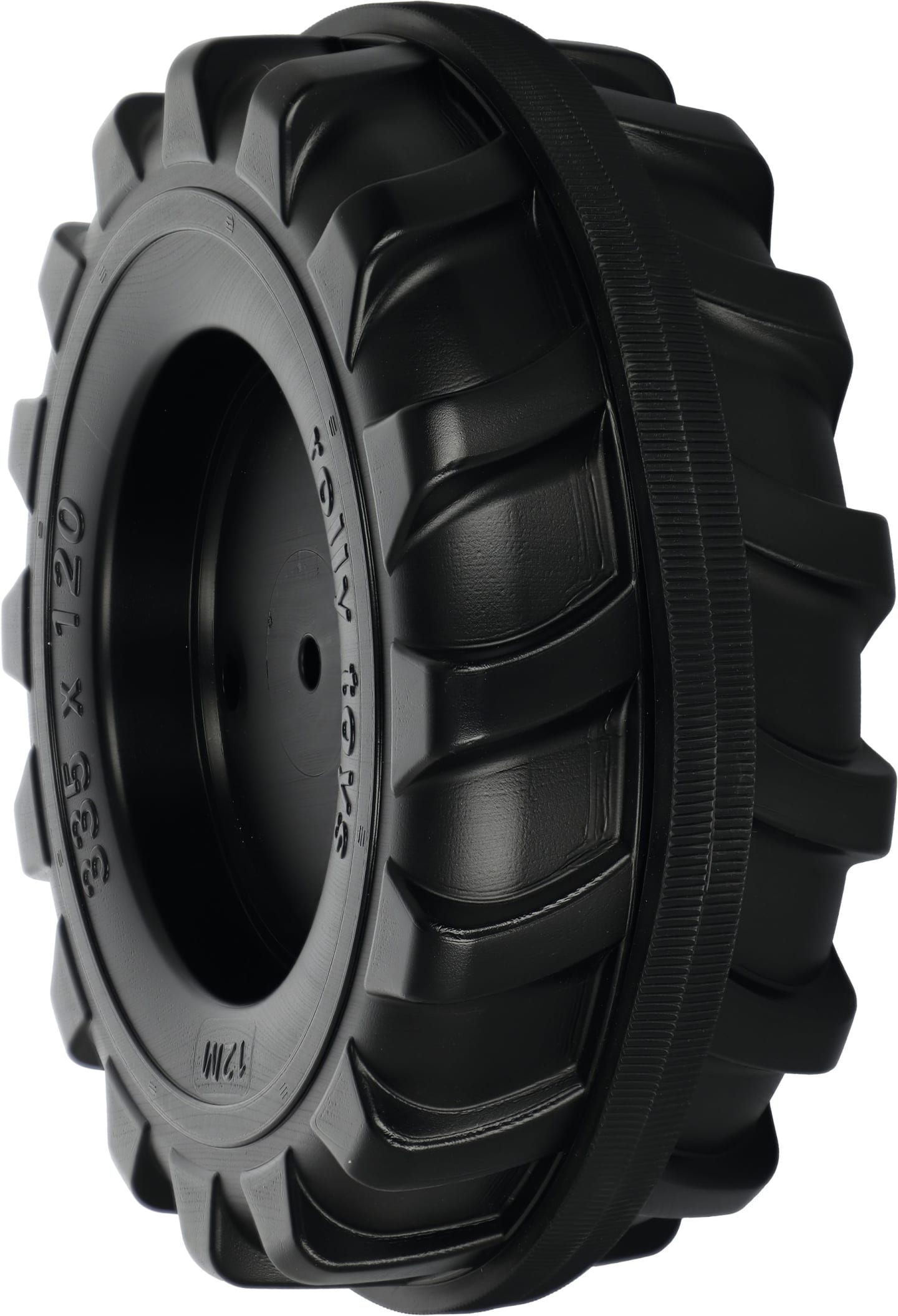 Rolly Toys® Hinterrad 335 x 120 - 12 mm-Achse mit Laufreifen, für Hinterachse mit Vierkantmitnehmer, 798 003 000 80