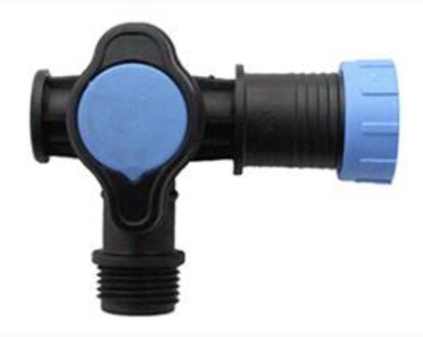 NETAFIM™ Winkelventil 90 ° 1/2" AG, Ring, für dünnwandiges Tropfrohr