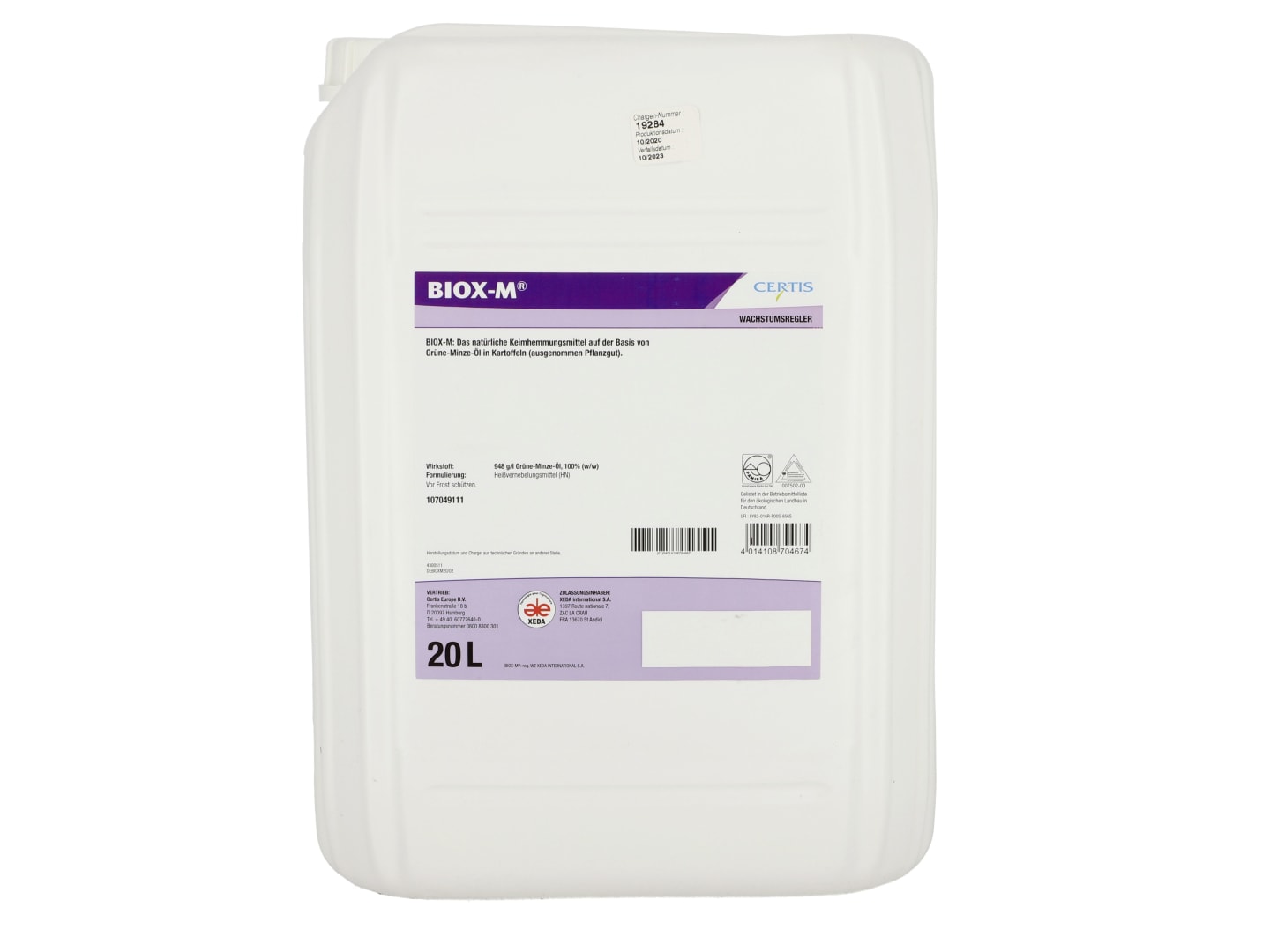 CERTIS BIOX-M 20 l Kanister