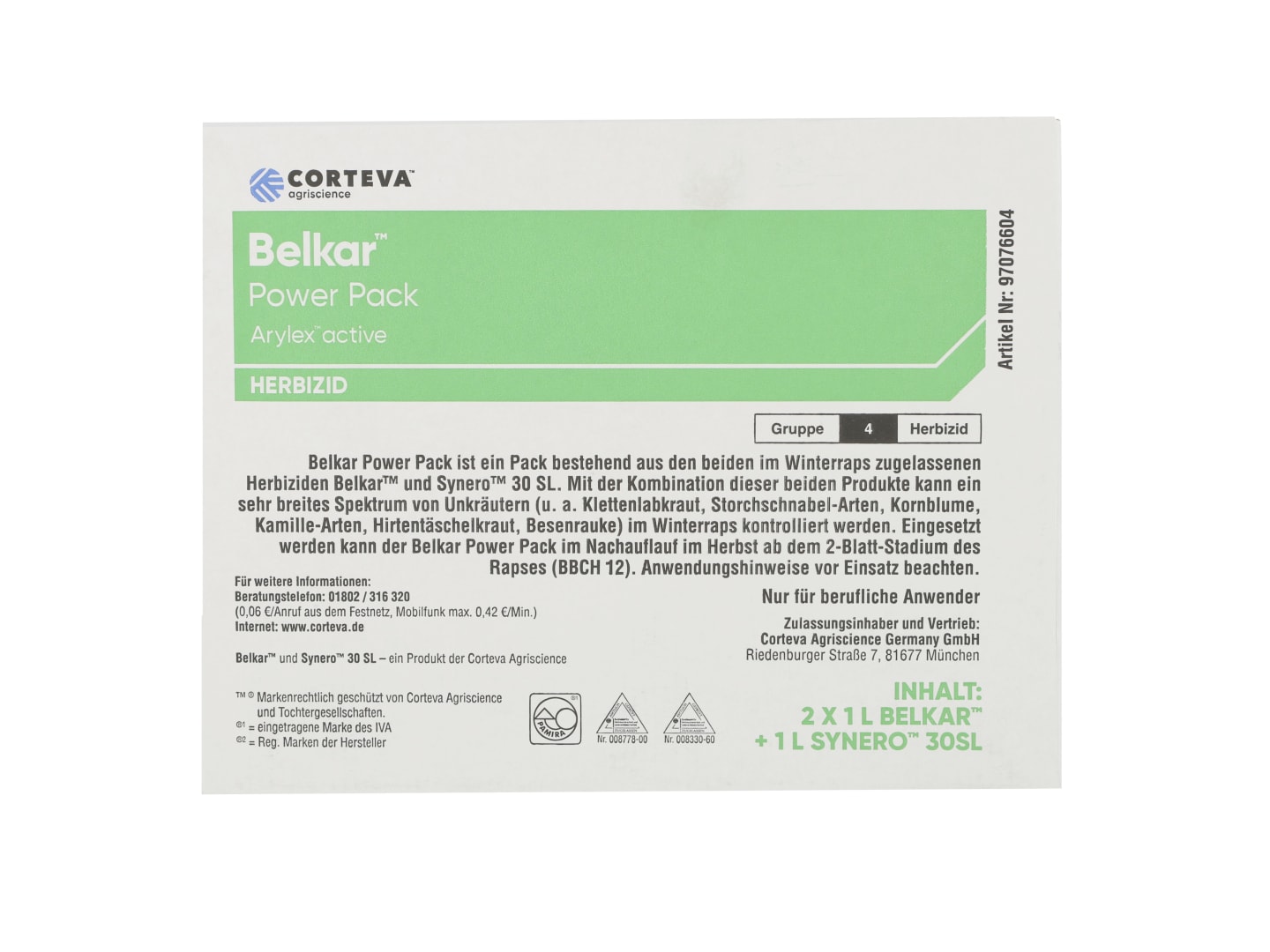 CORTEVA Belkar Power 3 l VK-Set