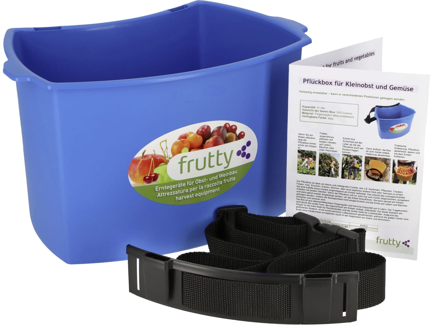 Pflückbox frutty für Kleinobst und Gemüse