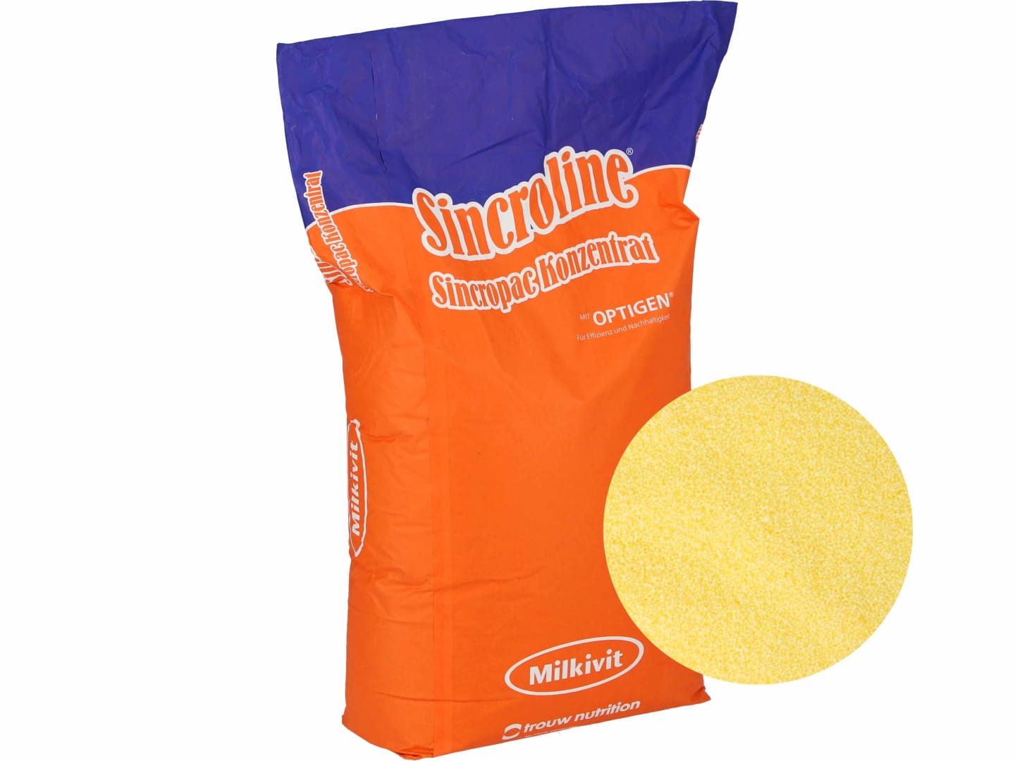 Milkivit Milki Sincropack Konzentrat 25 kg Sack mit langsam verfügbarem Harnstoff Pulver