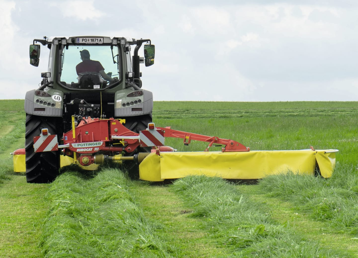 Pöttinger Trommelmähwerk "EuroCat" Dreipunktanbau, Heck