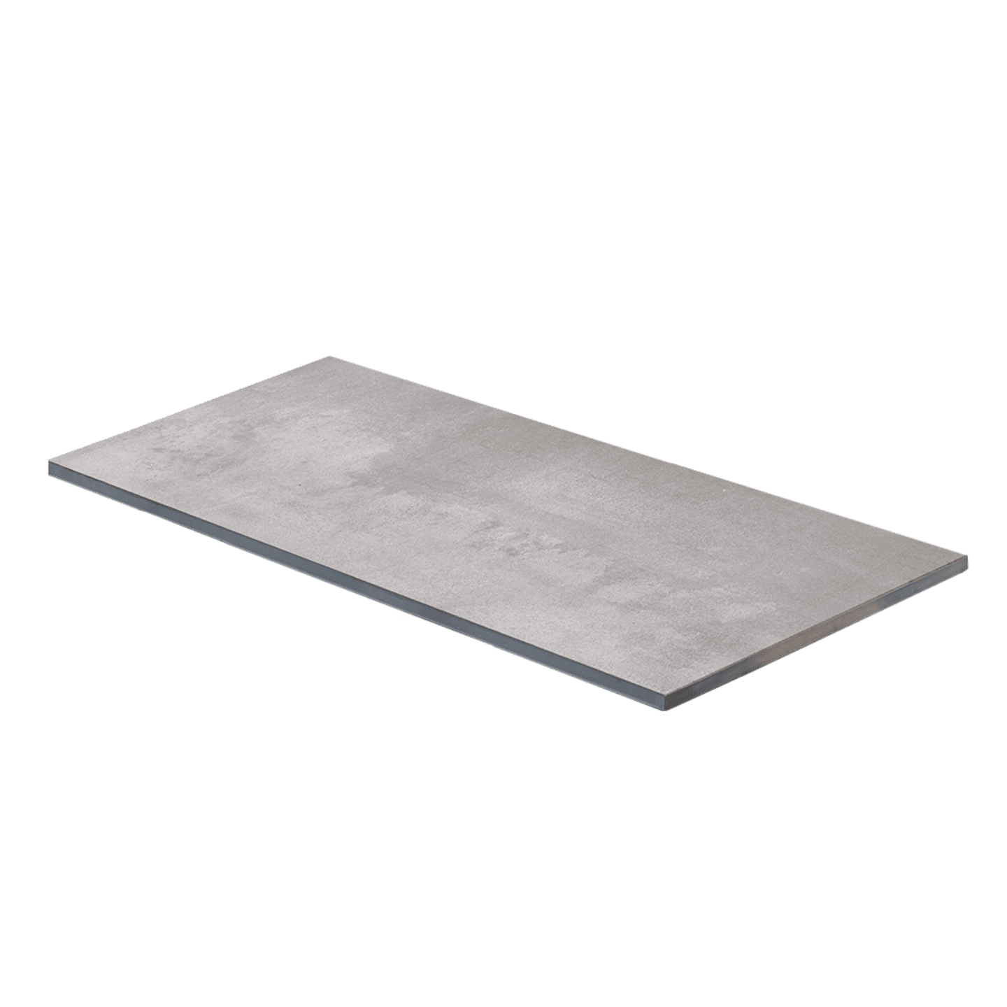 casafino Keramik Terrassenplatte Serie Beton, Metall Hellgrau 90 x 60 x 2 cm