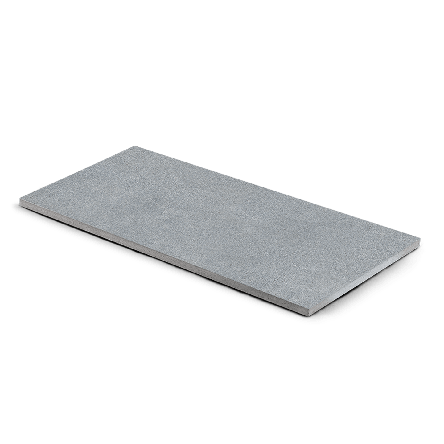 casafino Keramik PLUS Terrassenplatte Serie Stein, Granit Dunkelgrau, 80 x 40 x 3 cm