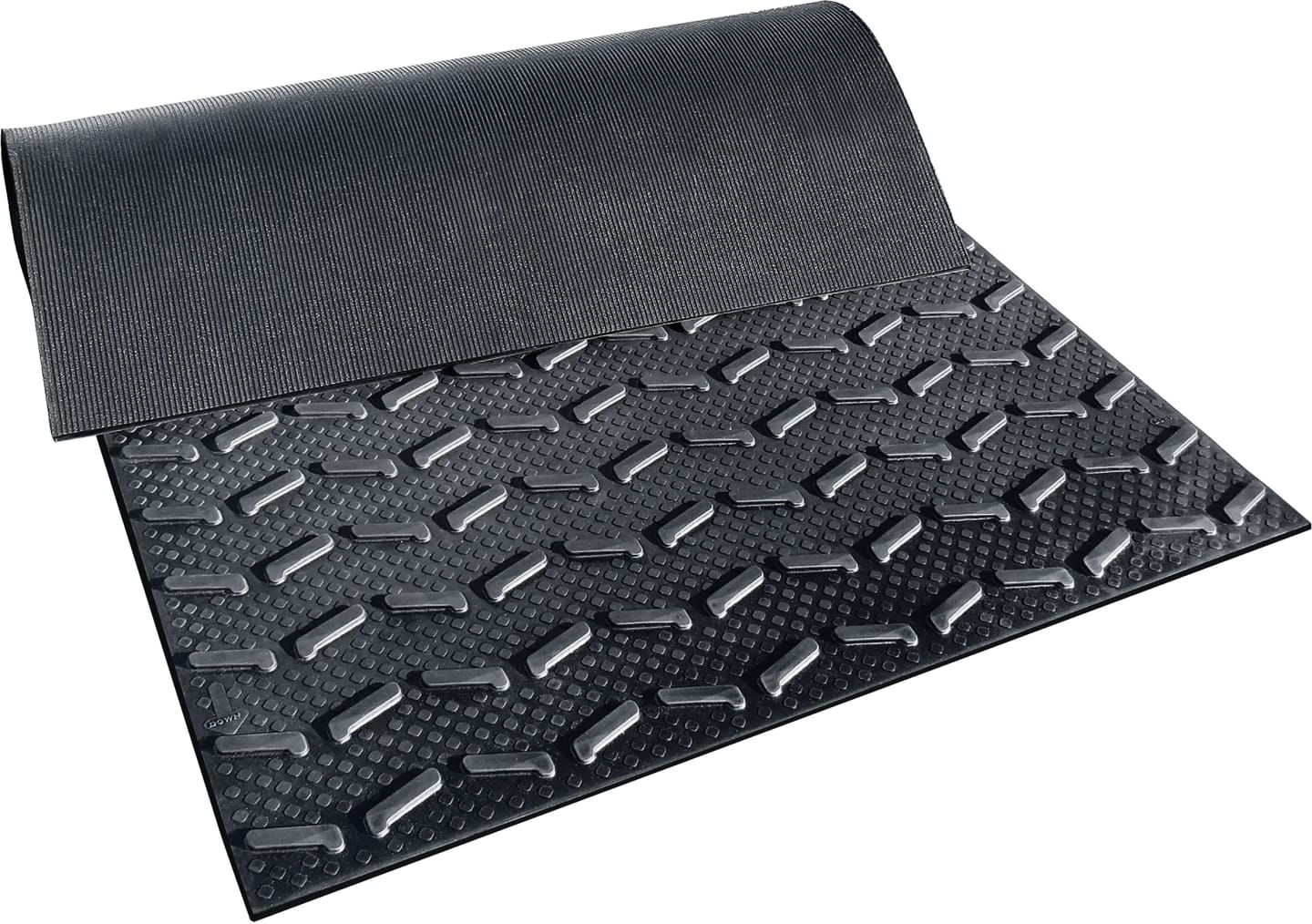 Kraiburg Gummimatte "Monta" 200 x 130 x 2,4 cm, für steile Wegstrecken über 6 % Gefälle/Steigung,