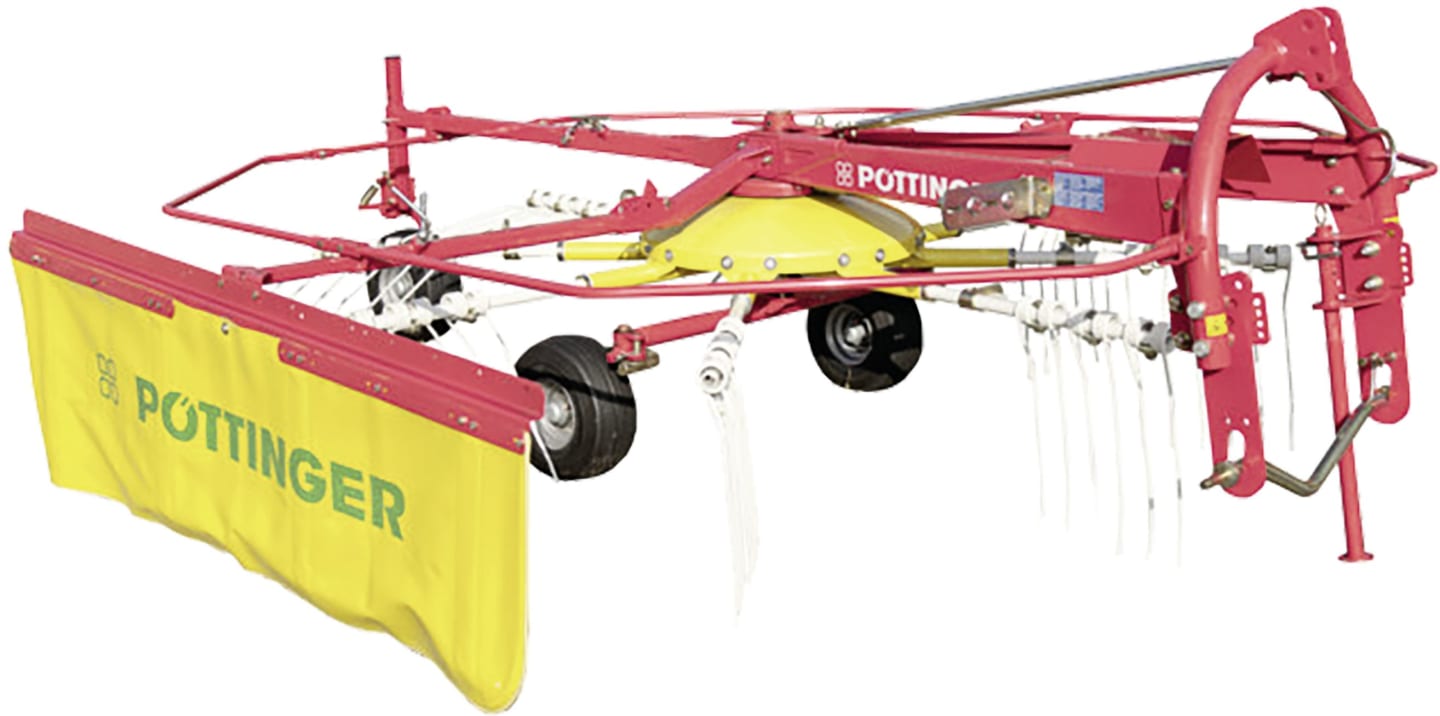 Pöttinger Schwader "Alpintop 300 U" Arbeitsbreite 3,00 m, 1 Kreisel, Schwad rechts, Dreipunktanbau Front/Heck