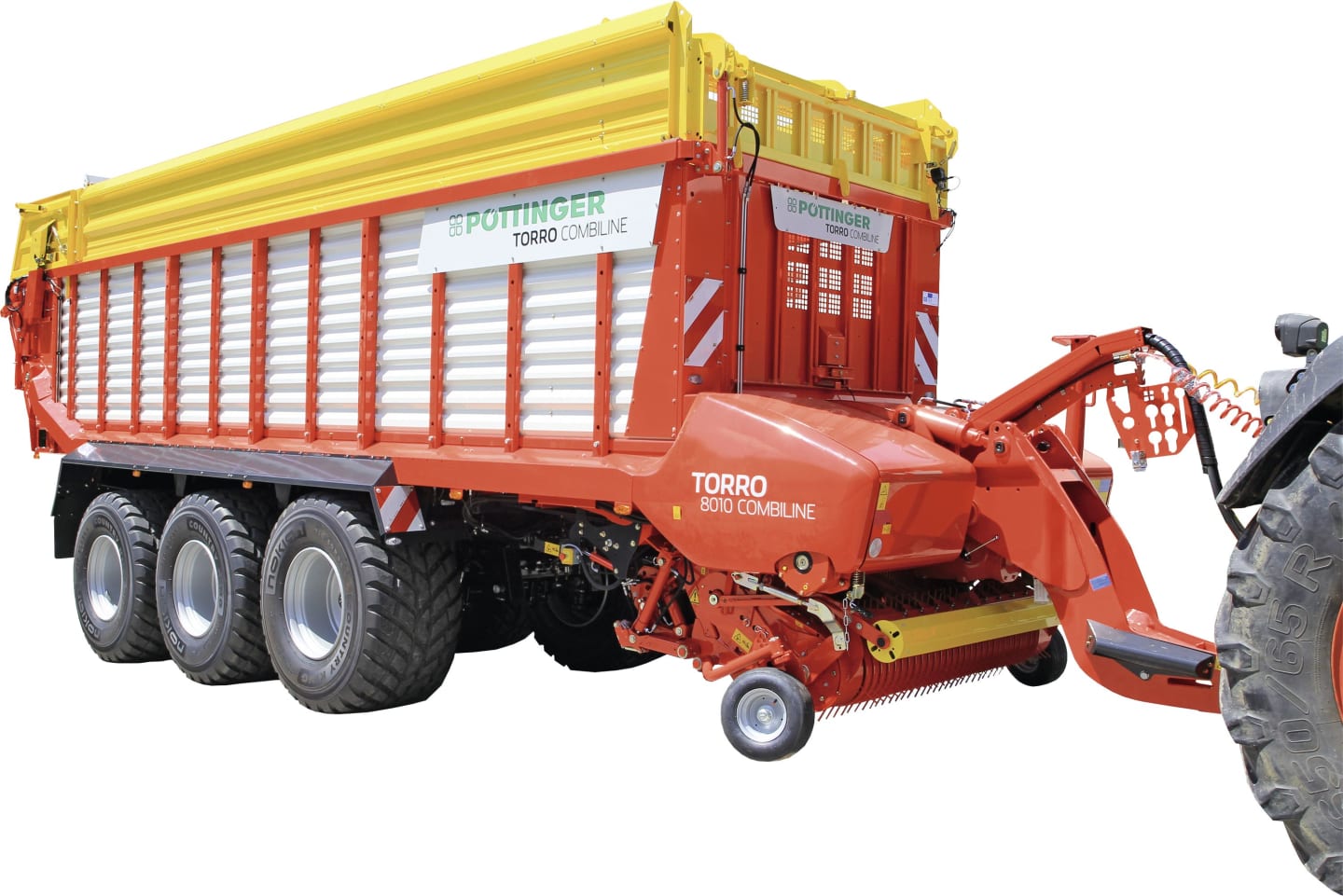 Pöttinger Ladewagen "Torro 8010 L Combiline" Ladevolumen 43 m³ mit Mehrzweck-Rotor
