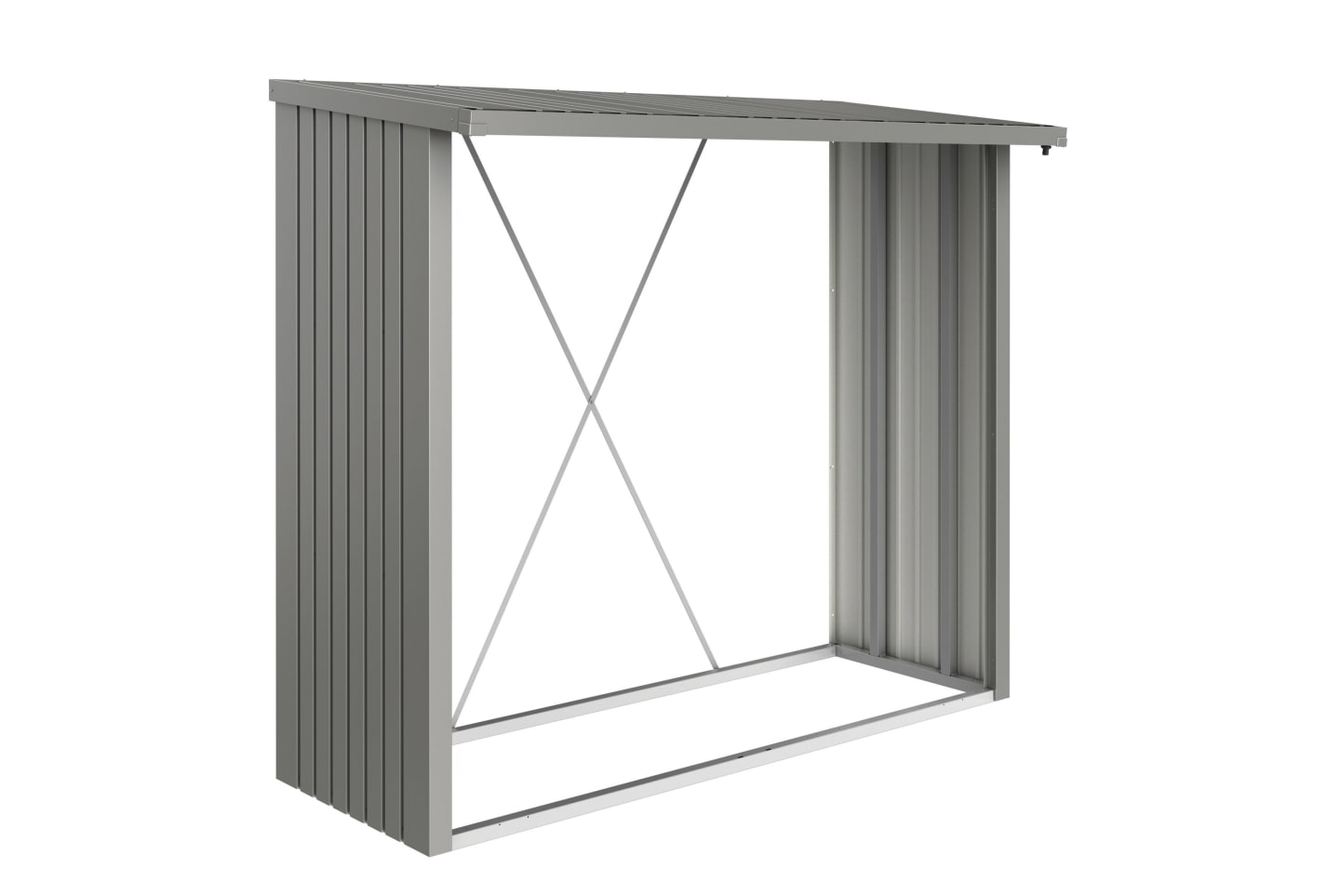Biohort Brennholzunterstand Woodstock dunkelgrau; metallic zur Aufbewahrung von Holz