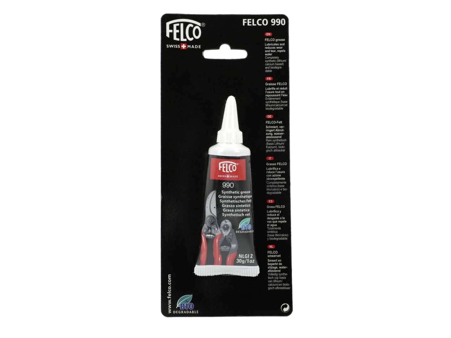 FELCO Pflegefett für Baumschere Astschere Gartenschere 30 g