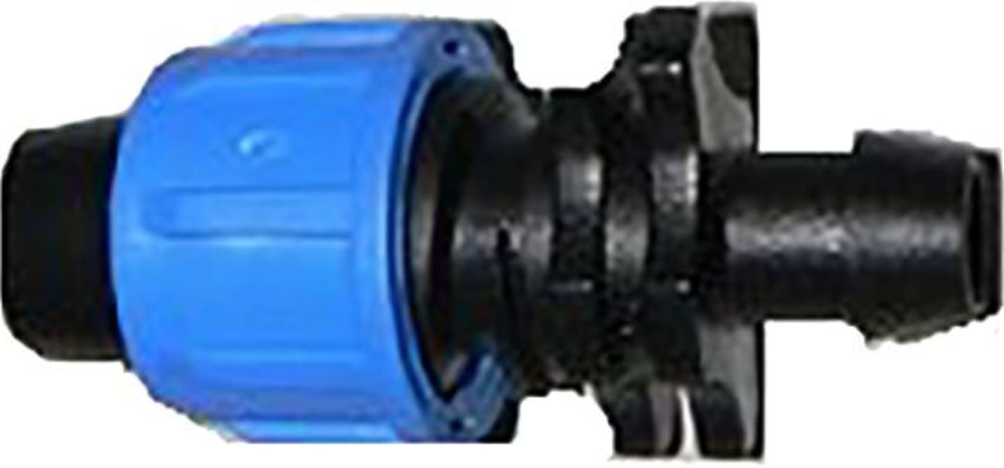 NETAFIM™ Startverbinder 16 mm; Stachel, Twist Lock, für dünnwandiges Tropfrohr, 76200-001060