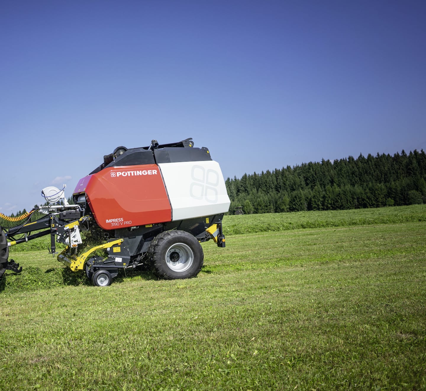 Pöttinger Rundballenpresse "Impress 3190 V Pro" Ø Ballen 0,90 – 1,85 m