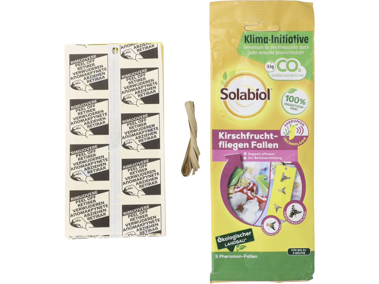 Solabiol Kirschfruchtfliegen Fallen 5 St. Schachtel