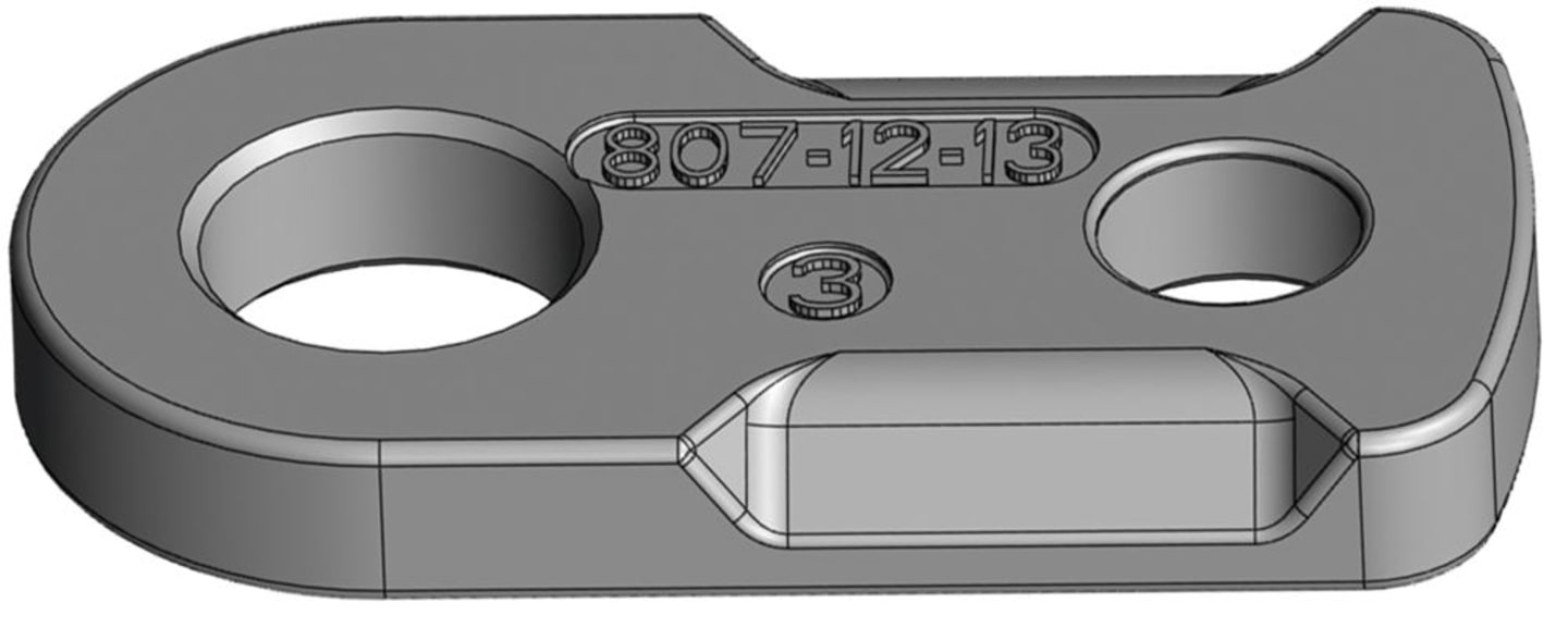 scharmüller Lasche für Betätigungshebel automatisches Zugmaul, 10.752.801.1