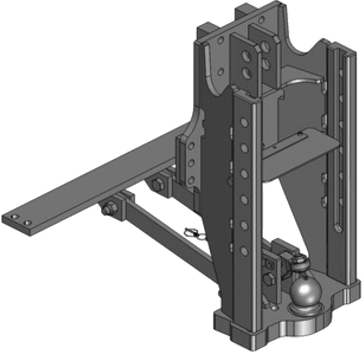 scharmüller Anhängebock "HVLB W330 K80" 330/25/32 mm, für Traktor MB-Trac BR 442, 443, 00.136.81.2-A02