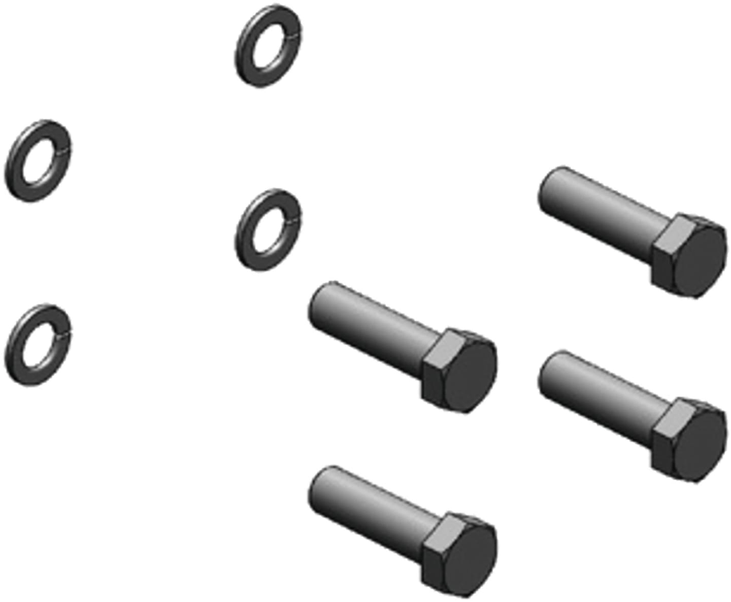 scharmüller Schraubensatz M 16 für Kugeleinsatz K80® mit Flansch, 00.950.14.0
