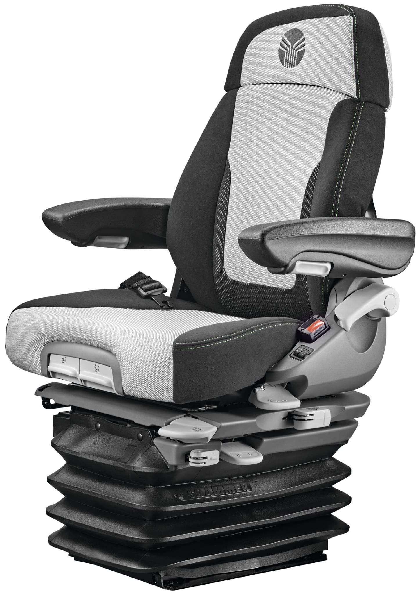 Grammer Traktorsitz "Maximo® Dynamic Plus", Niederfrequenzfederung, Stoff, anthrazit/silber
