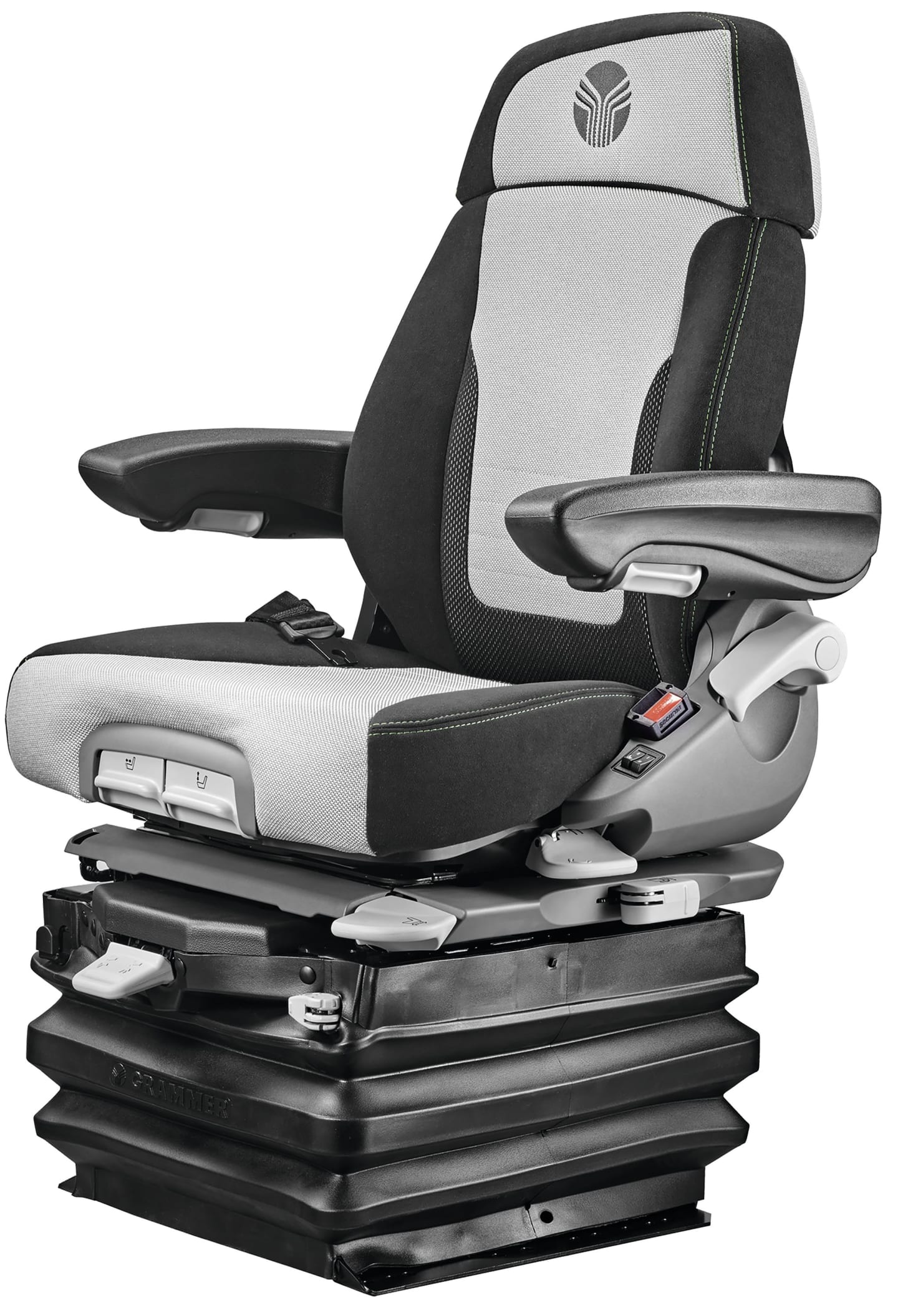Grammer Traktorsitz "Maximo® XT Dynamic Plus", Niederfrequenzfederung, Stoff, anthrazit/silber