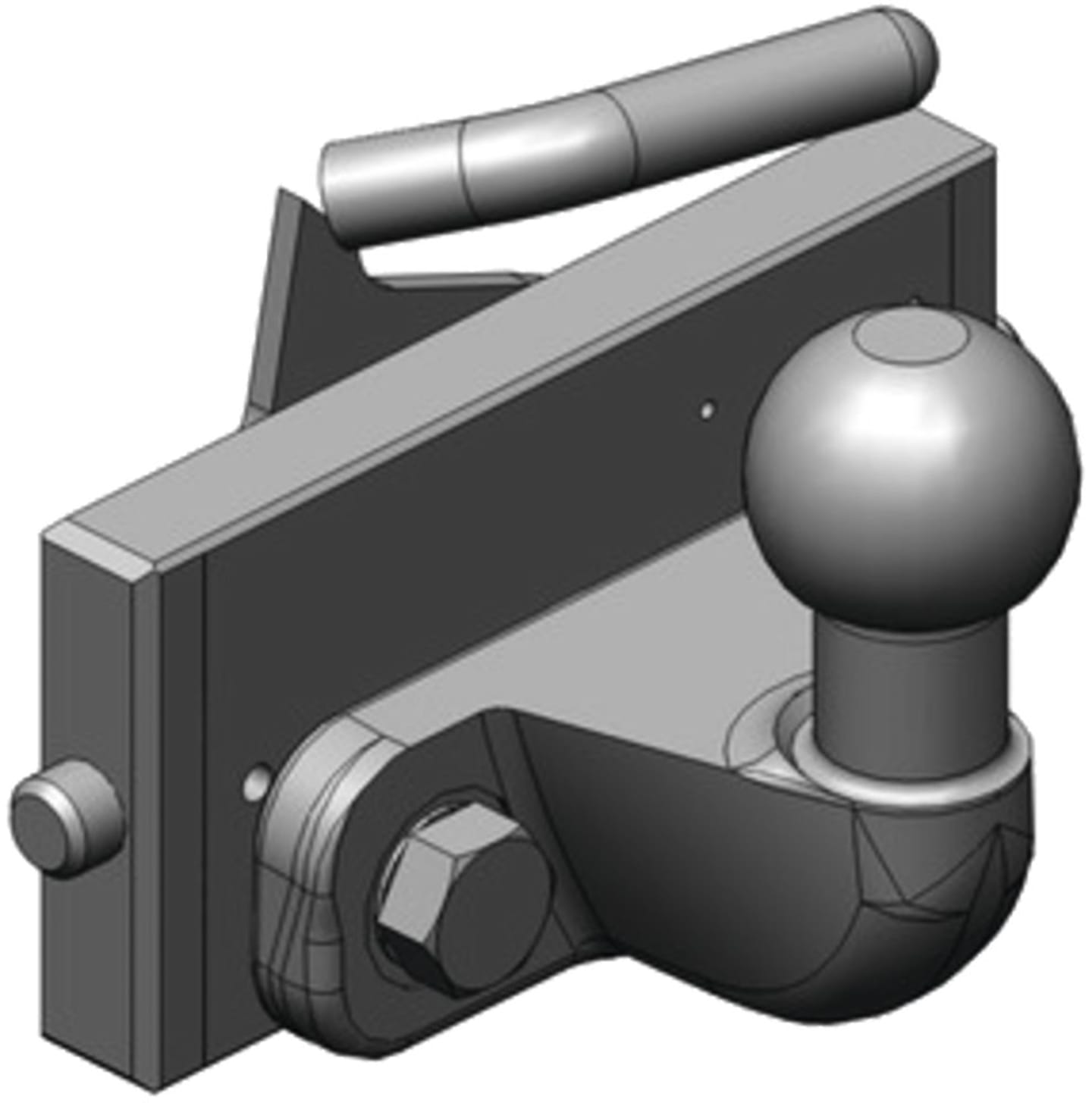 scharmüller Kugeleinsatz "ISO 50" 160/16/25 mm, Kugel 50 mm, für Traktor/PKW-Anhängekupplung, 00.508.06.0-A02