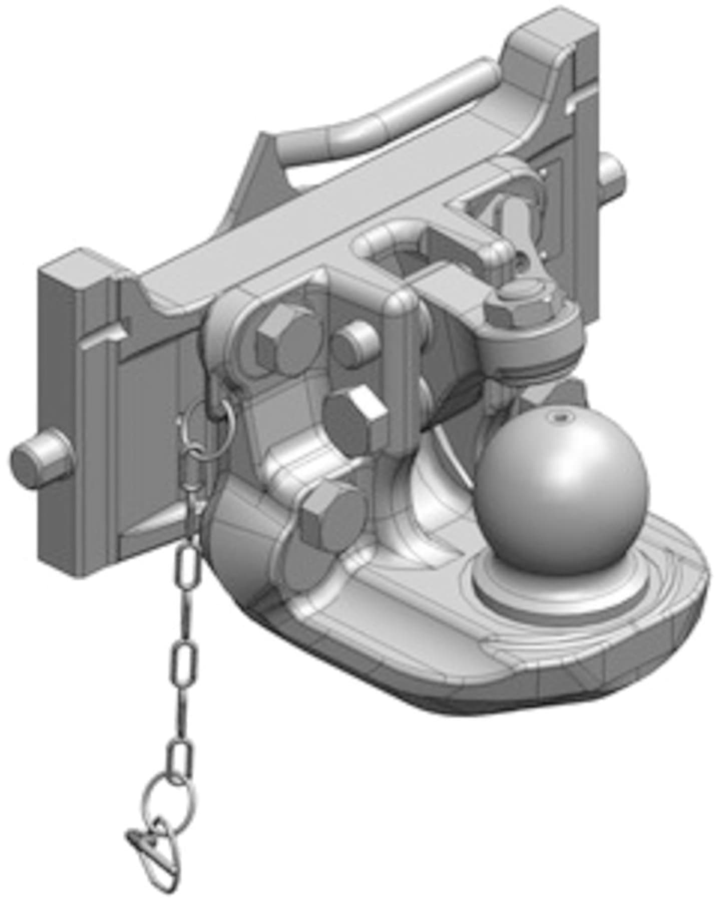 scharmüller Kugeleinsatz "K80®" 322/22/30 mm, für Traktor Anhängebock Cramer, 07.6322.42-A02