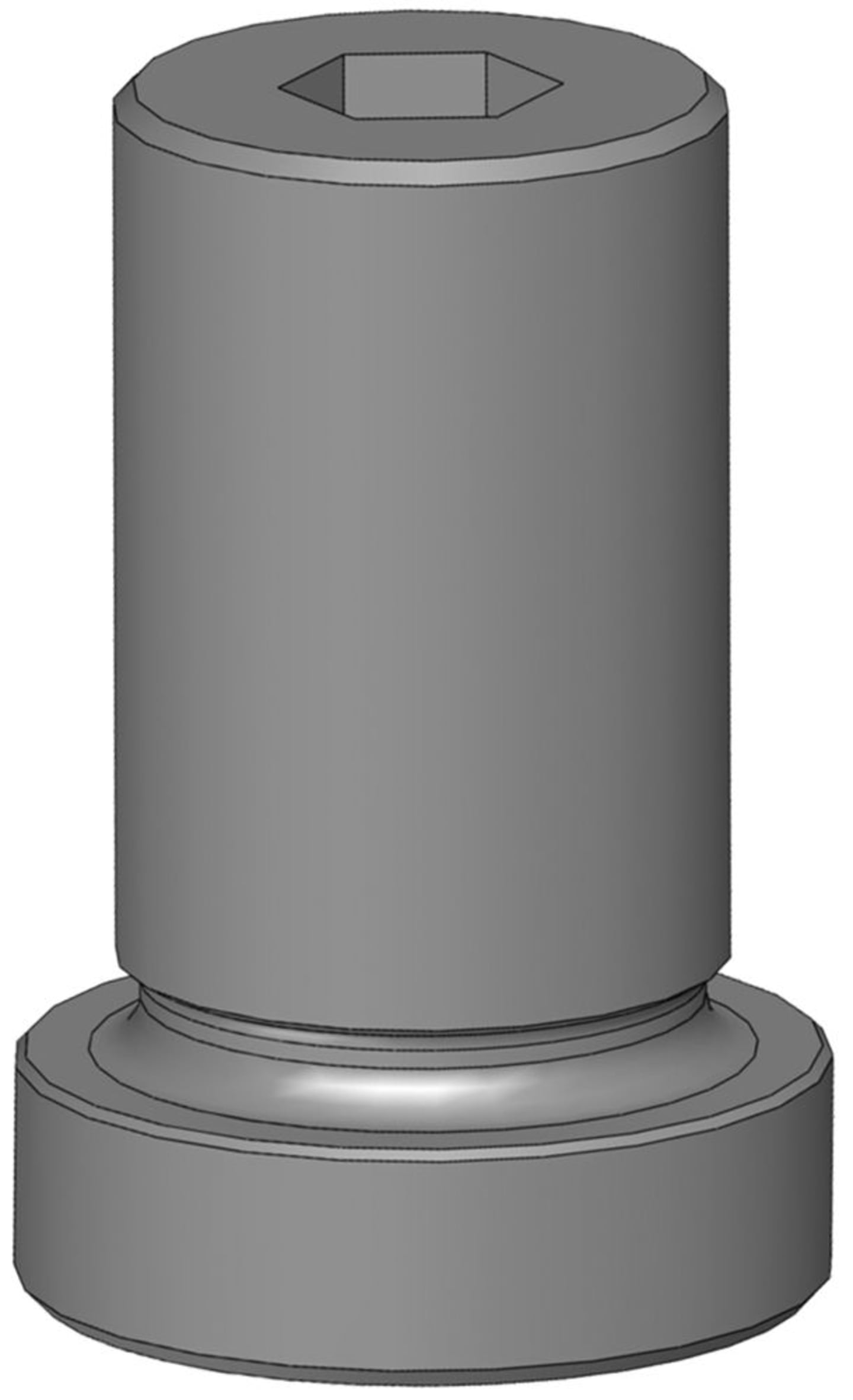 scharmüller Einstellschraube "D40" M 30 x 2 AG, für Niederhalter Tragplatte Zugkugelkupplung Traktor, 10.953.204.1