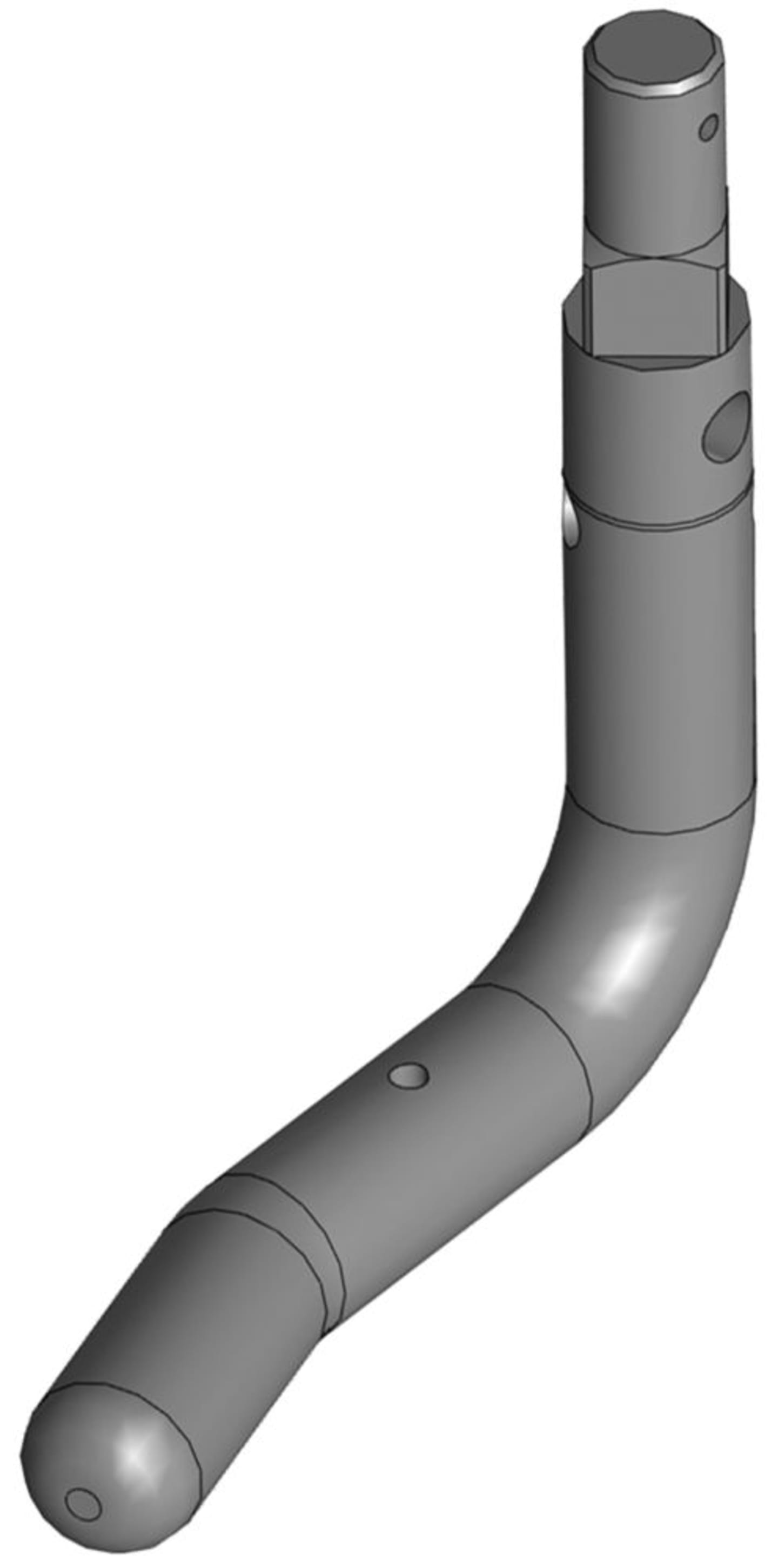 scharmüller Betätigungshebel 20 mm mit Druckstück, Wurmschraube, für Zugmaul A10, A11 ab Bj. 10.09, 10.730.505.0