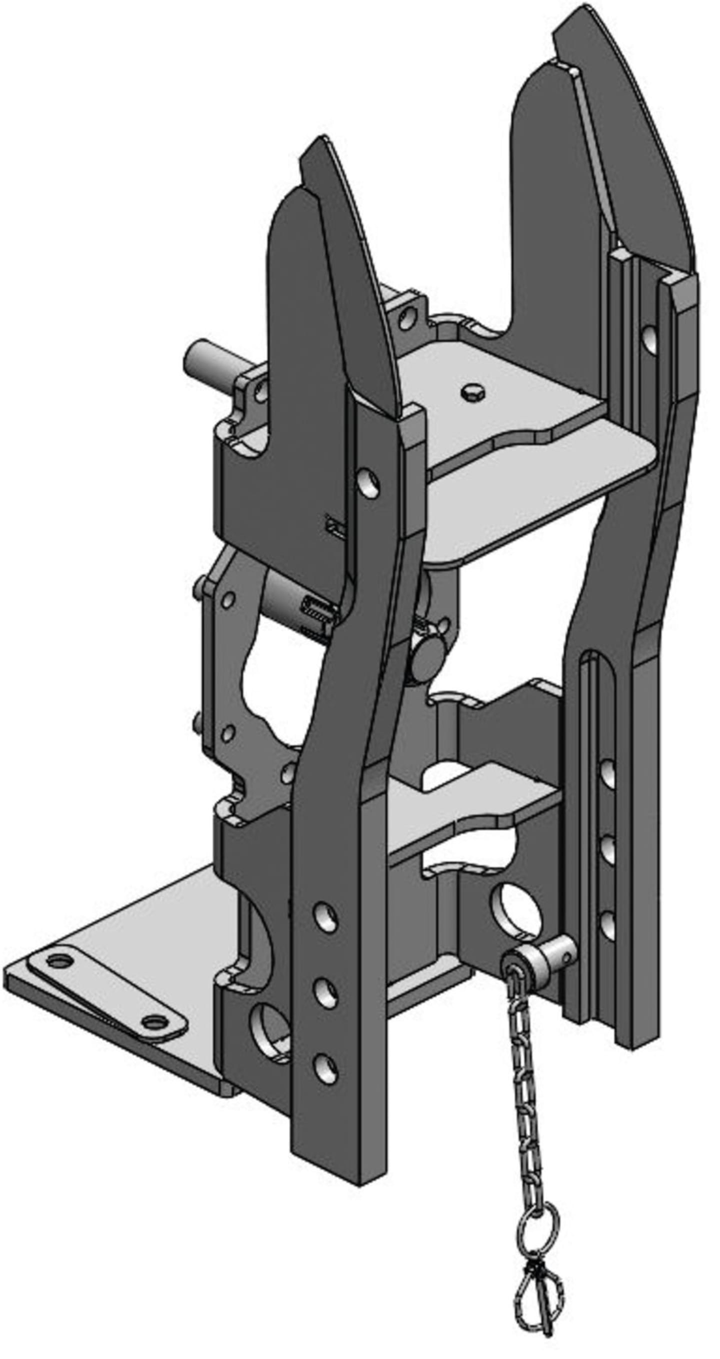 scharmüller Anhängebock "HVLB W200" 200/16/25 mm, für Traktor Yanmar YT235, 00.182.02.0-A02