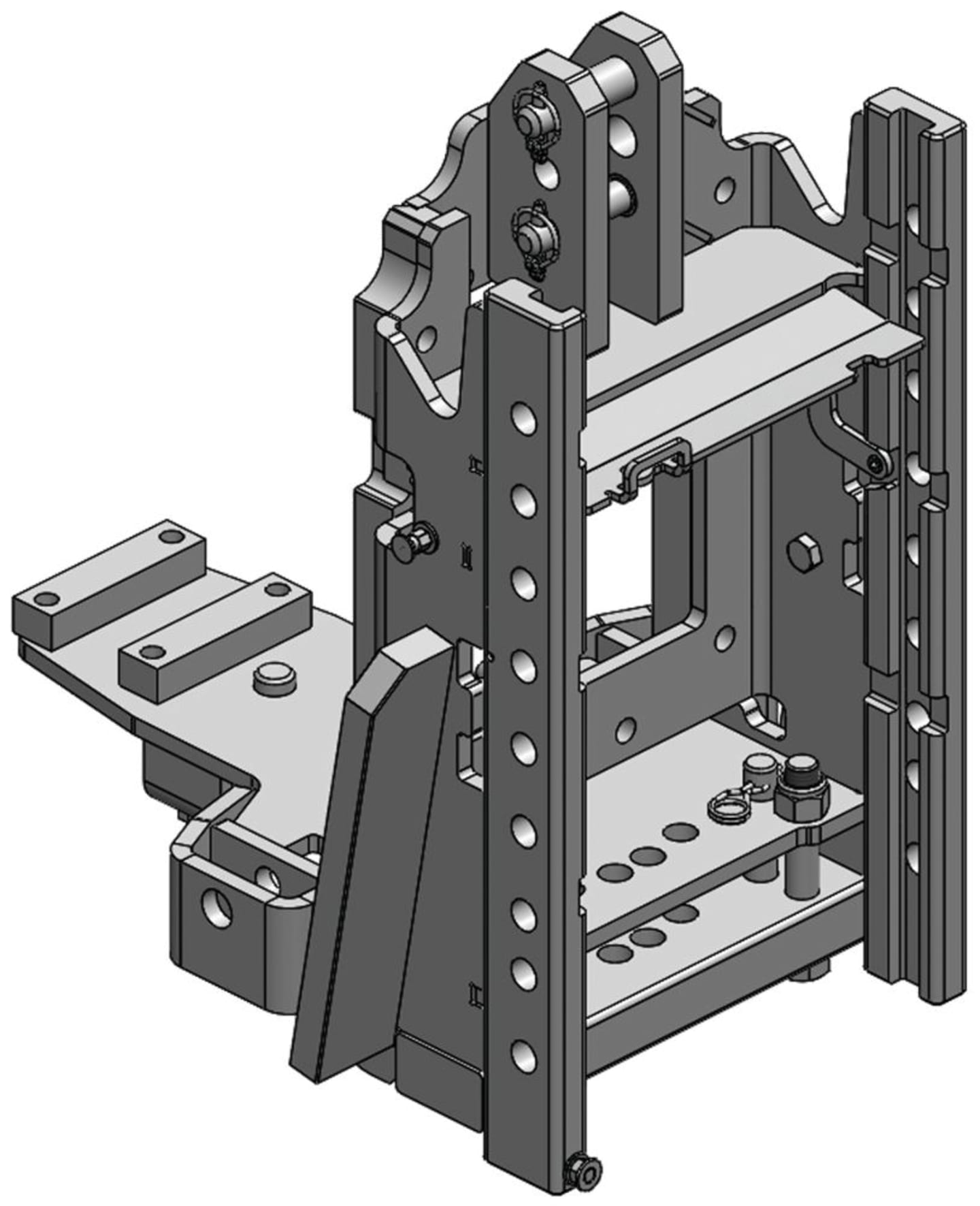 scharmüller Anhängebock "HVLB W390" 390/25/32 mm, Zugpendel vorbereitet, für Traktor Claas, Massey Ferguson, 00.218.390.0-A29