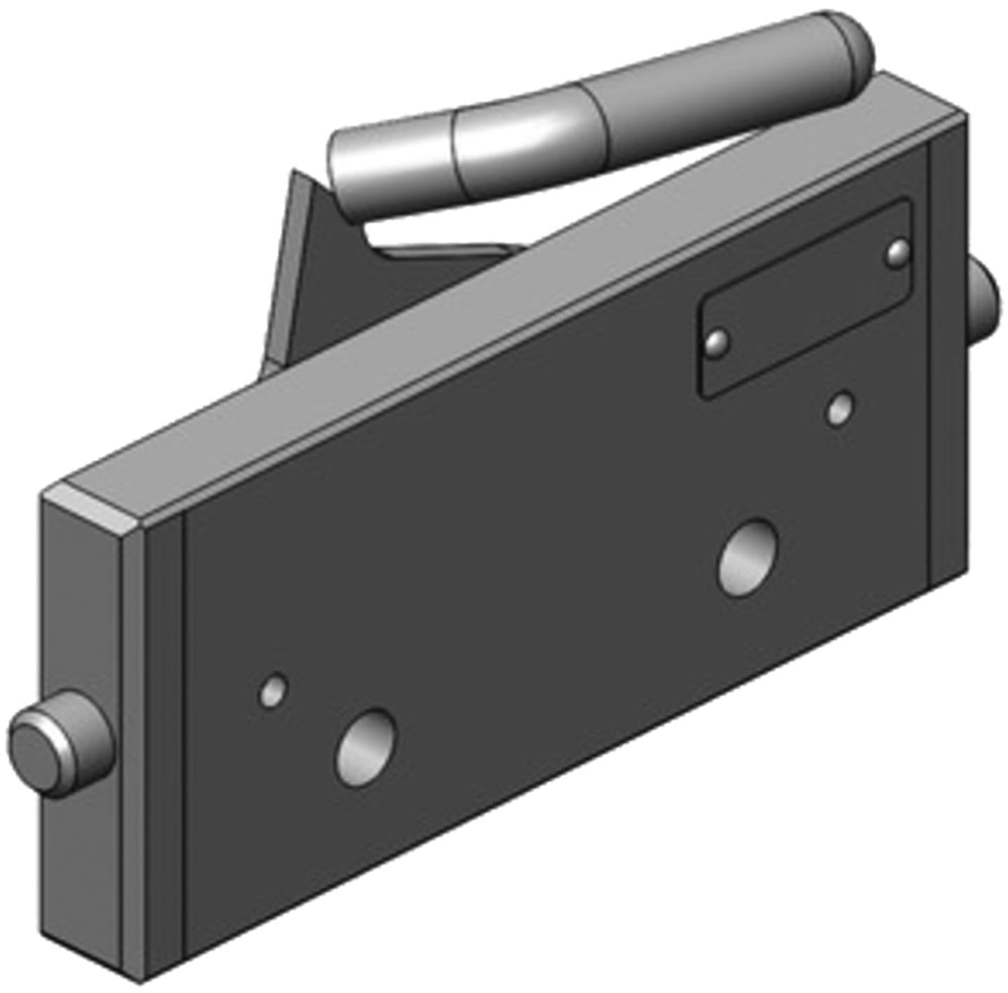 scharmüller Adapterplatte "W200" 200/16/25 mm, für Zugkugel
