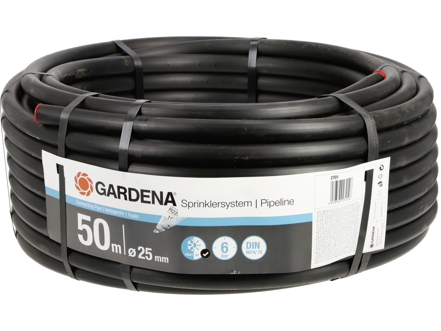 GARDENA Verlegerohr Sprinklersystem 25 mm 50 m, 6 bar, 02701-20