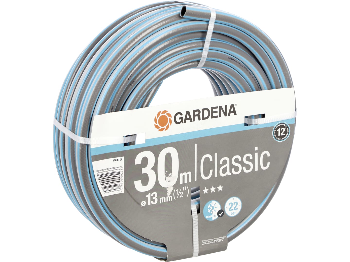 GARDENA Gartenschlauch "Classic" blau; grau