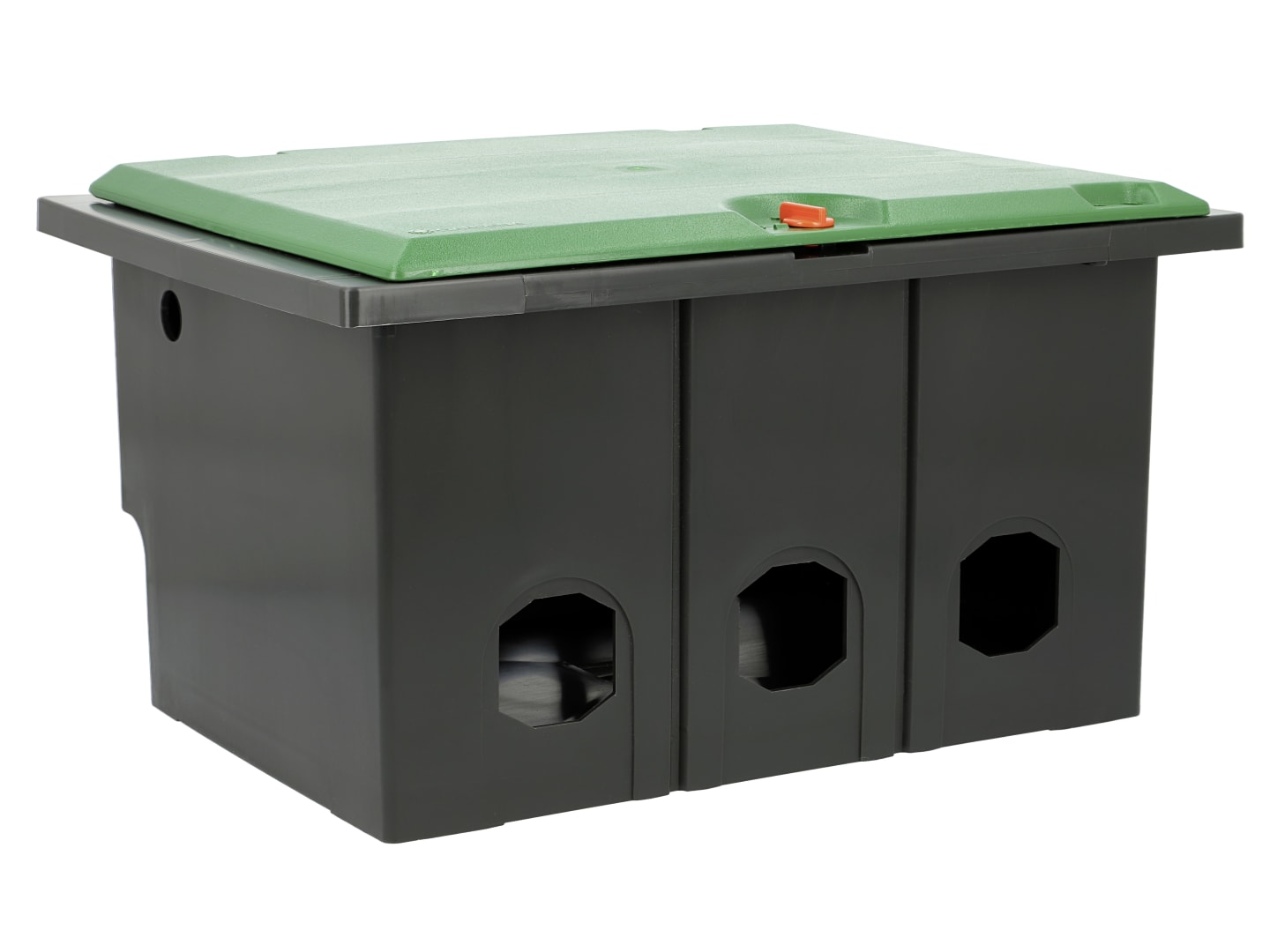 GARDENA Ventilbox V3 grau; grün 1" AG für bis zu 3 Bewässerungsventile, 9 V oder 24 V, 01255-20