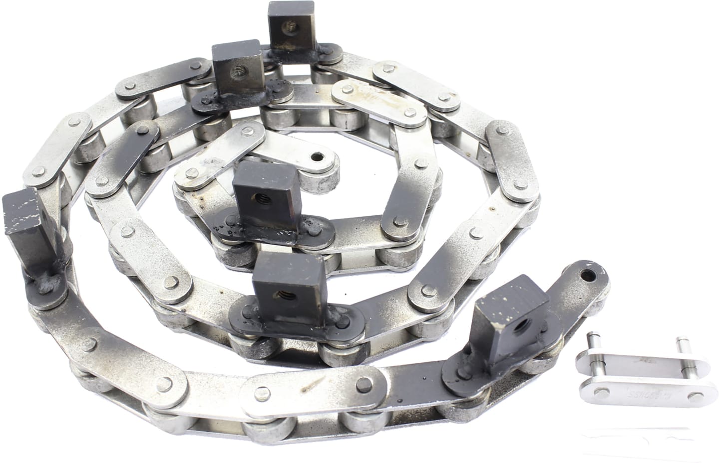 Siloking Rollenkette "C206" Stahl (rostfrei), für SelfLine Futtermischwagen mit Kettenförderband 1.500 mm