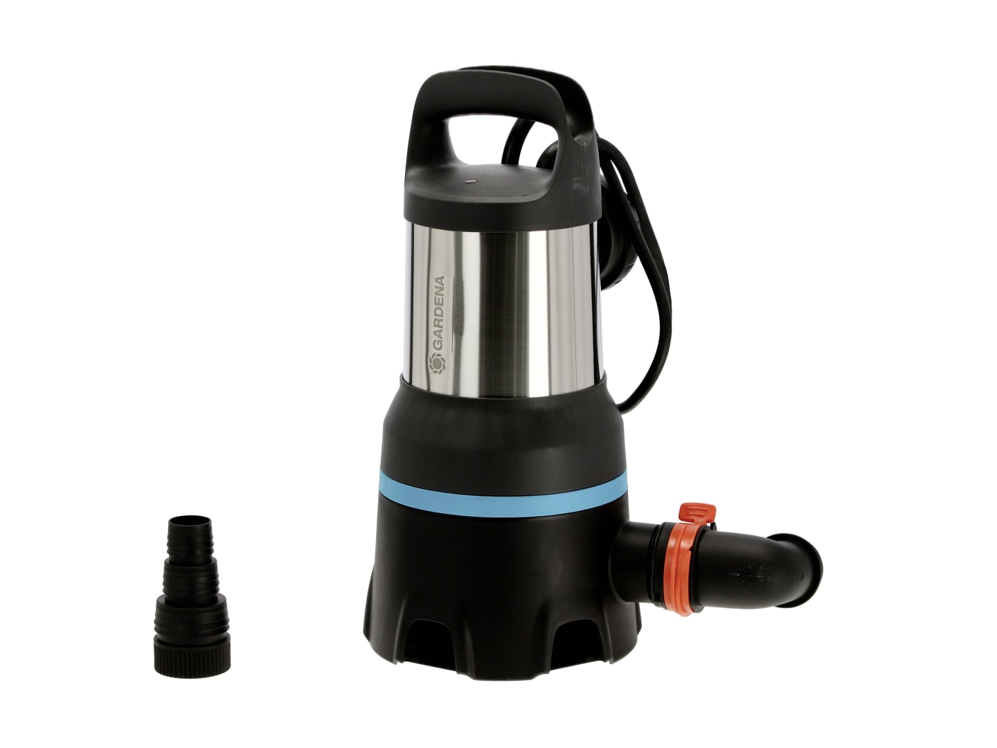GARDENA Schmutzwasser-Tauchpumpe 25000 32 mm (1 1/4"); 38 mm (1 1/2"); 50 mm (2") silber; schwarz 1,1 bar 09046-61