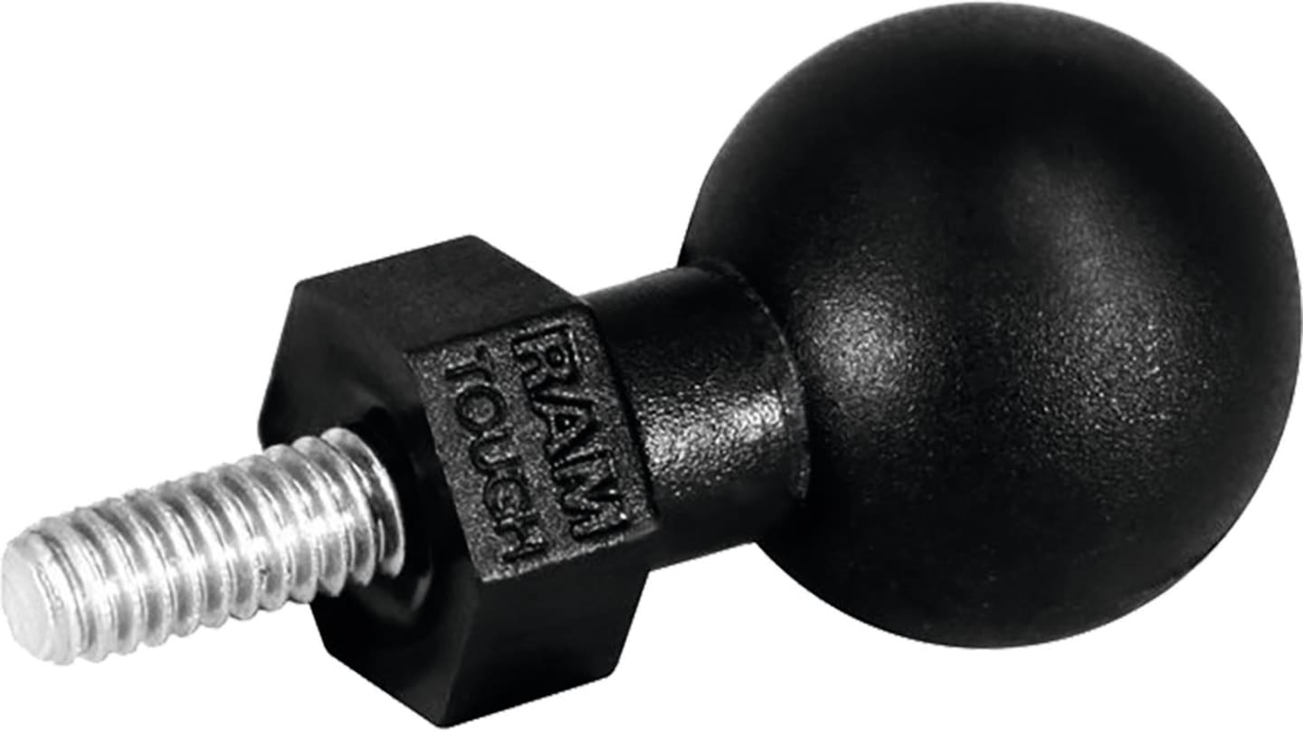 RAM® MOUNTS Kugel "Tough-Ball™" B-Kugel 25,4 mm/1" mit Gewindestift M 8 x 1,25 x 8,0 mm, RAP-B-379U-M81208