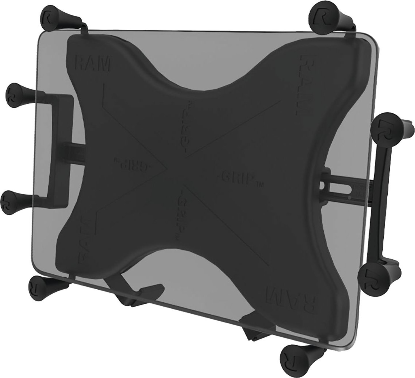 RAM® MOUNTS Tablethalter "X-Grip® III" ohne Basisplatte, mit AMPS- und VESA-Lochbild, für 9"- bis 11"-Tablets,