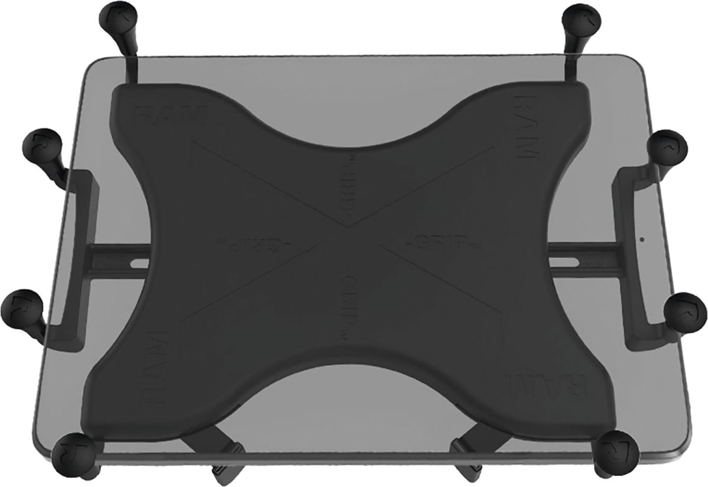 RAM® MOUNTS Tablethalter "X-Grip®" ohne Basisplatte, mit AMPS- und VESA-Lochbild,