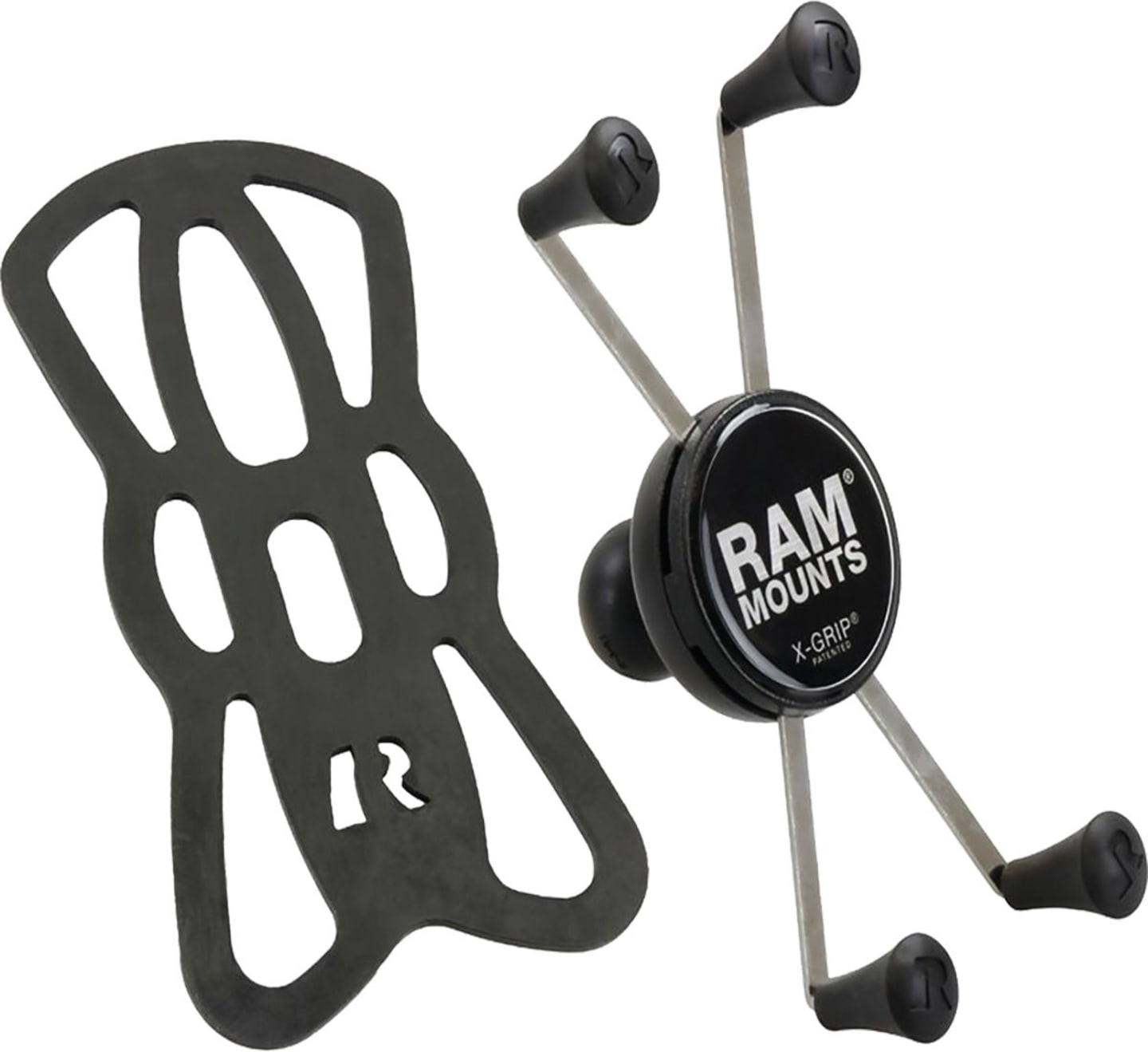 RAM® MOUNTS Handyhalter "X-Grip®" mit C-Kugel 38,1 mm/1,5", für Geräte von 44,5 – 114,3 mm Breite,