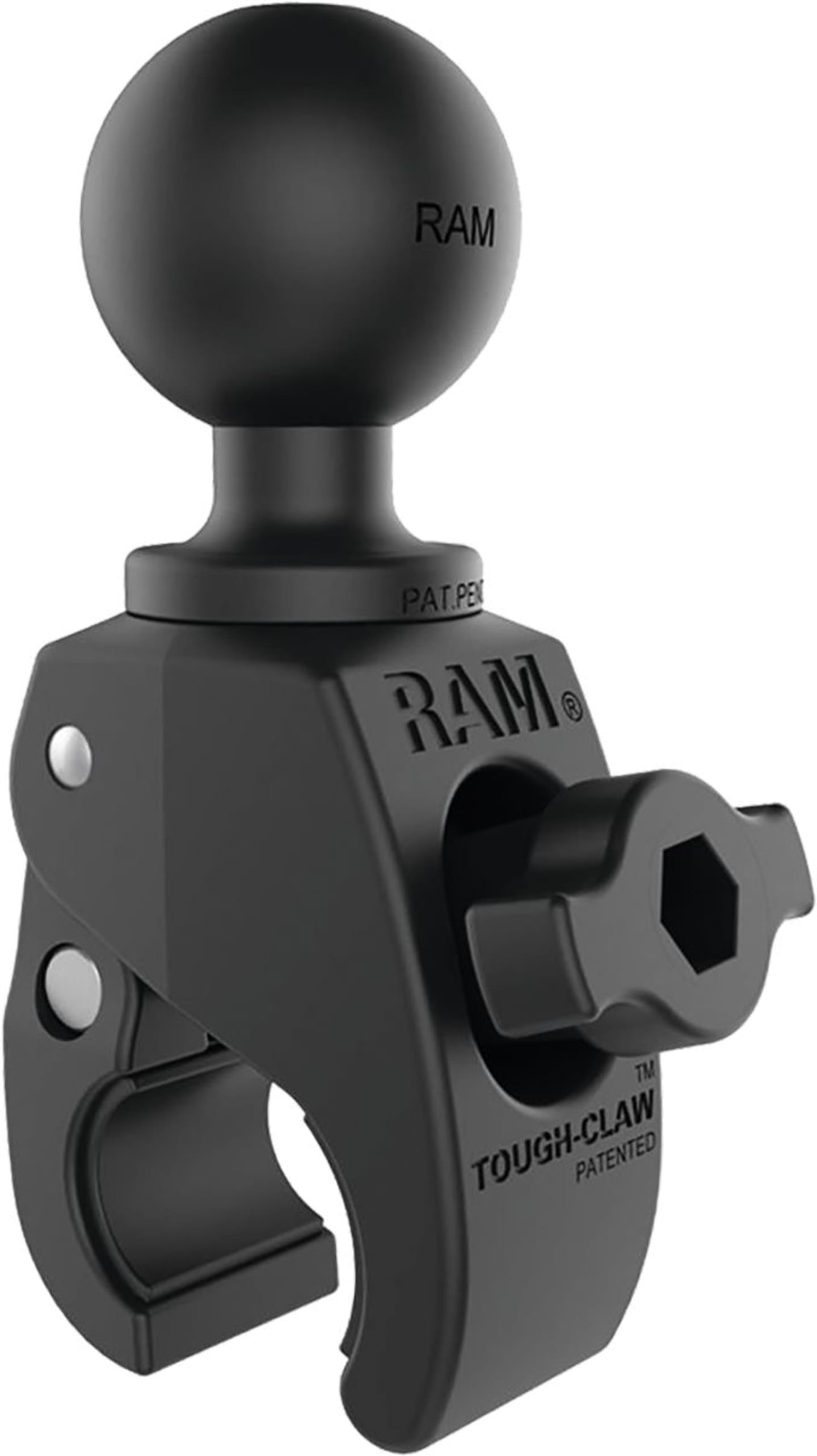 RAM® MOUNTS Halteklammer "Tough-Claw™" klein, mit B-Kugel 25,4 mm/1", Klemmbereich 15,9 – 38,1 mm,