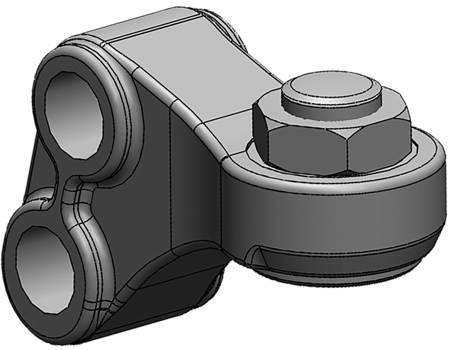 scharmüller Niederhalter "K80®" 15 °, mit Einstellschraube M 22 x 1,5, für Tragplatte, 02.481.313