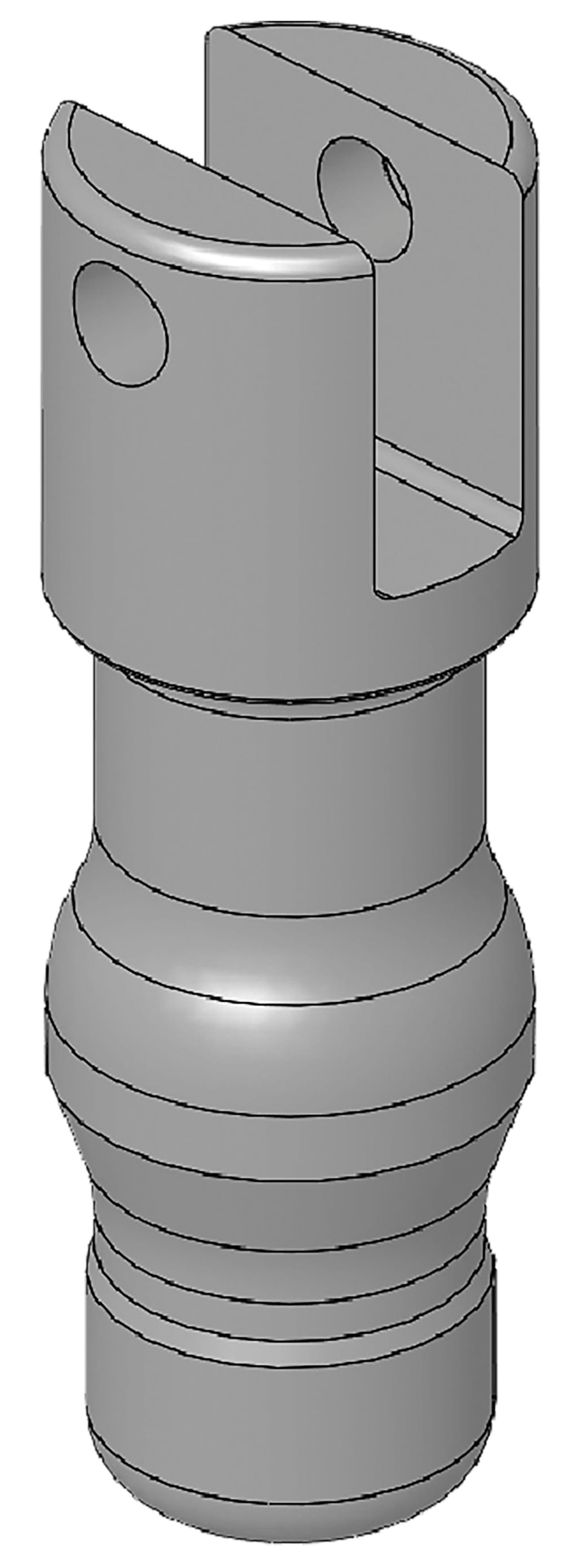 scharmüller Kuppelbolzen "A11" Ø 38 mm, Laschenabstand 16.5 mm, für automatisches Zugmaul, 10.745.500.0