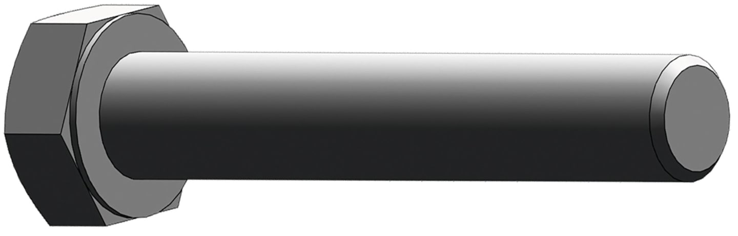 scharmüller Sechskantschraube DIN 931 M 10 x 55 - 10.9, verzinkt,