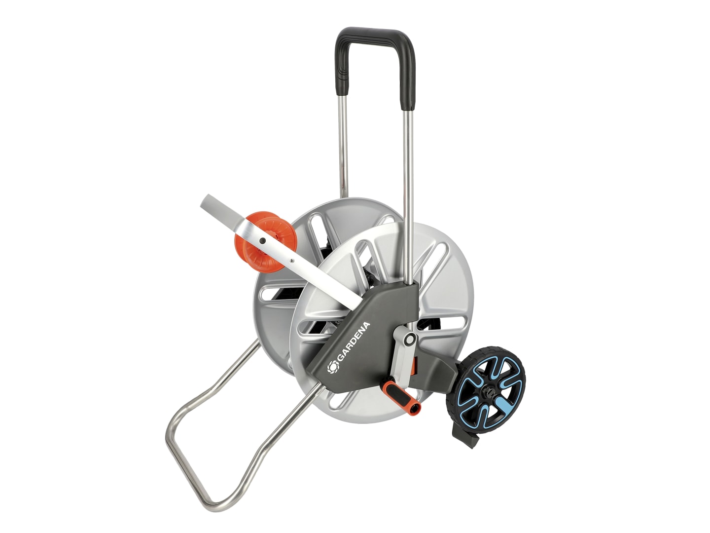 GARDENA Schlauchwagen CleverRoll L Easy Metall für Gartenschlauch, Wasserschlauch 18550-20