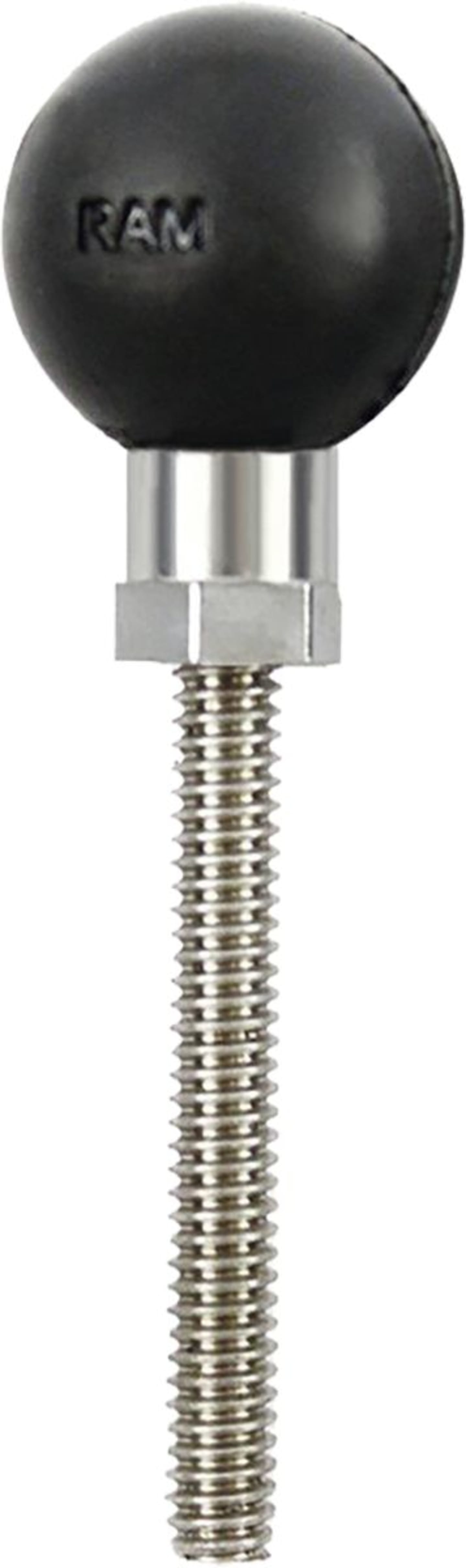 RAM® MOUNTS Kugel B-Kugel 25,4 mm/1" mit Gewindestift 1/4"-20 AG x 64 mm, RAM-B-273U