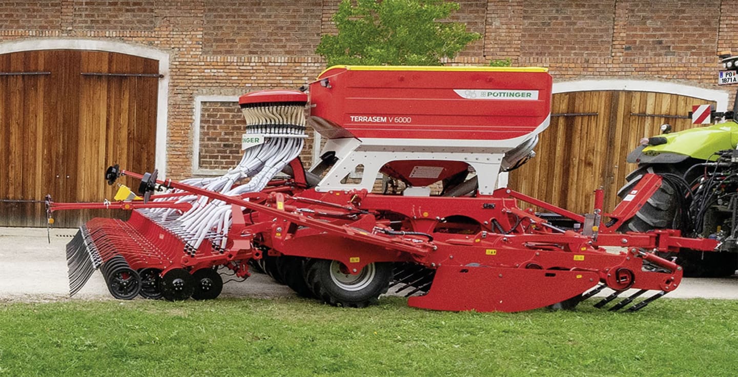 Pöttinger Sämaschine "Terrasem V 9000 Classic" Arbeitsbreite 9,00 m klappbar