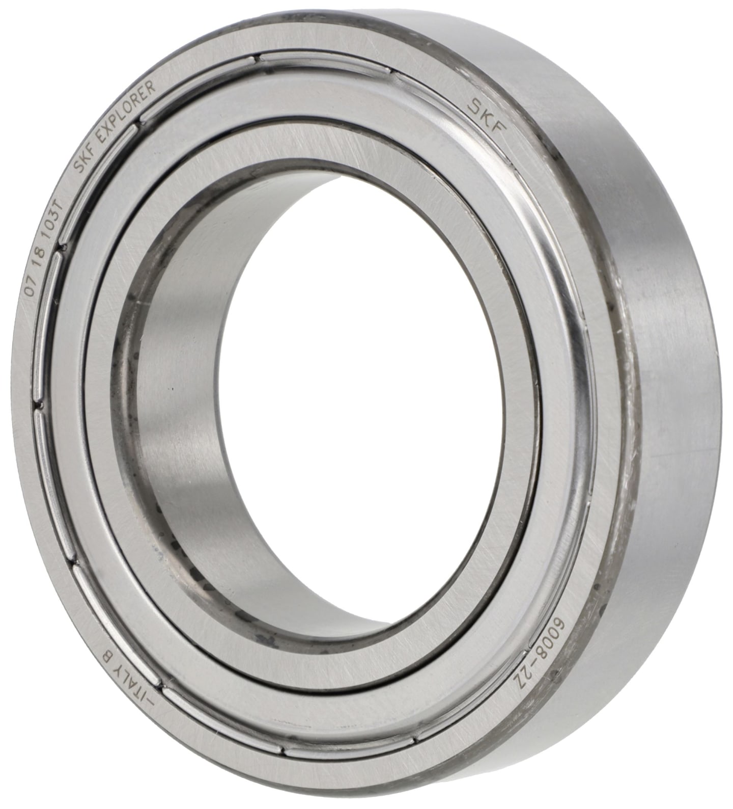 SKF Rillenkugellager 40 x 68 x 15 mm 6008 2Z mit beidseitiger Z-Abdichtung